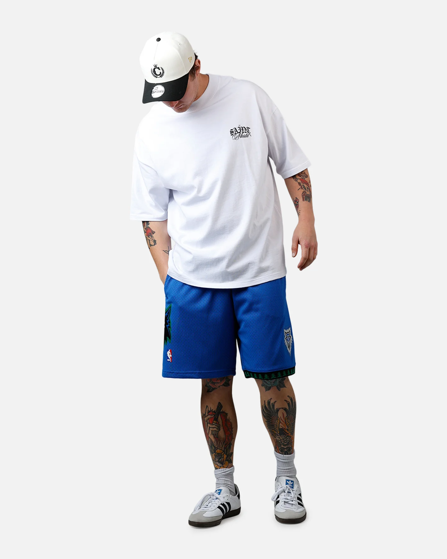 Mitchell & Ness Minnesota Timberwolves 03' Swingman Shorts Blue - Image 2