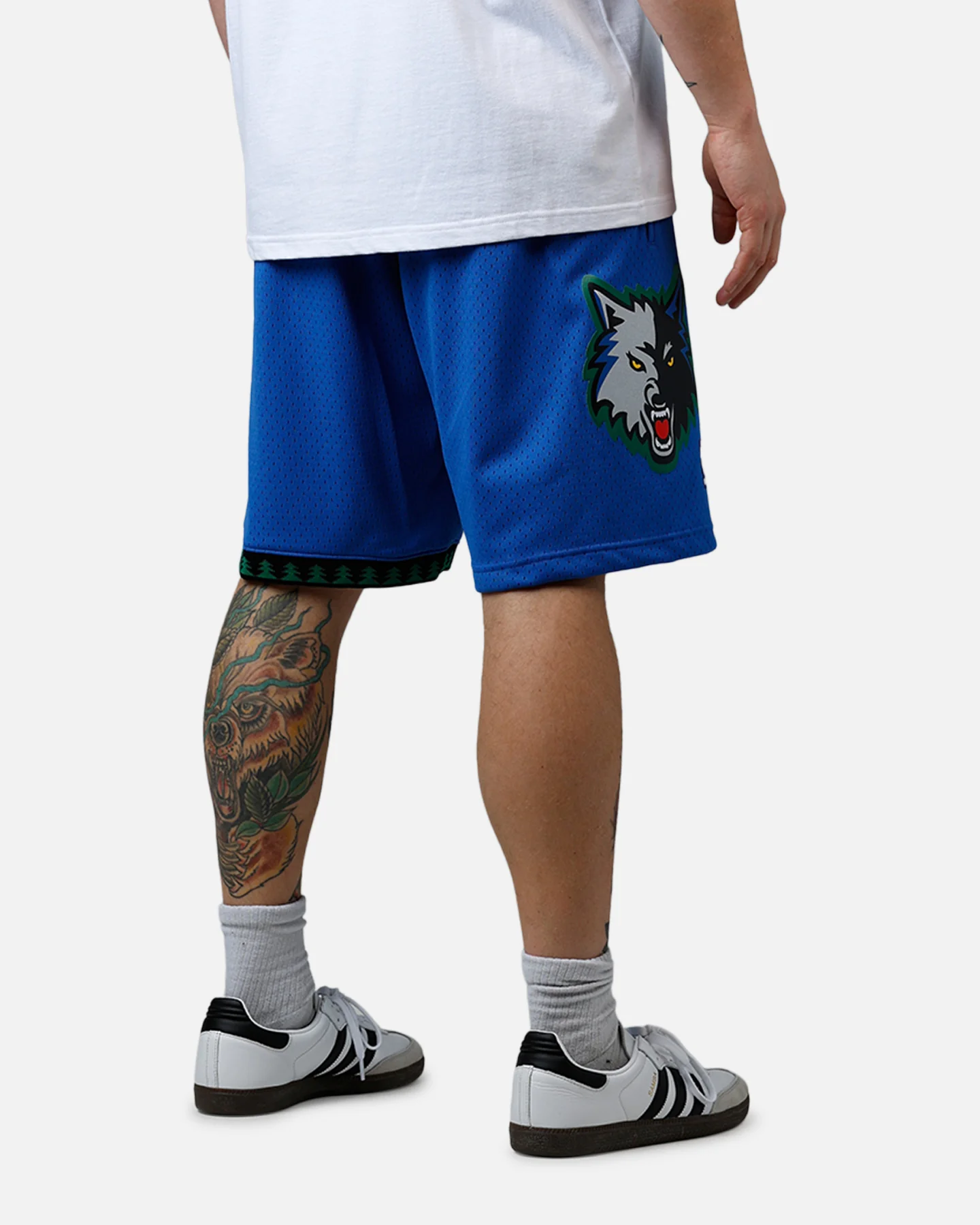 Mitchell & Ness Minnesota Timberwolves 03' Swingman Shorts Blue - Image 3