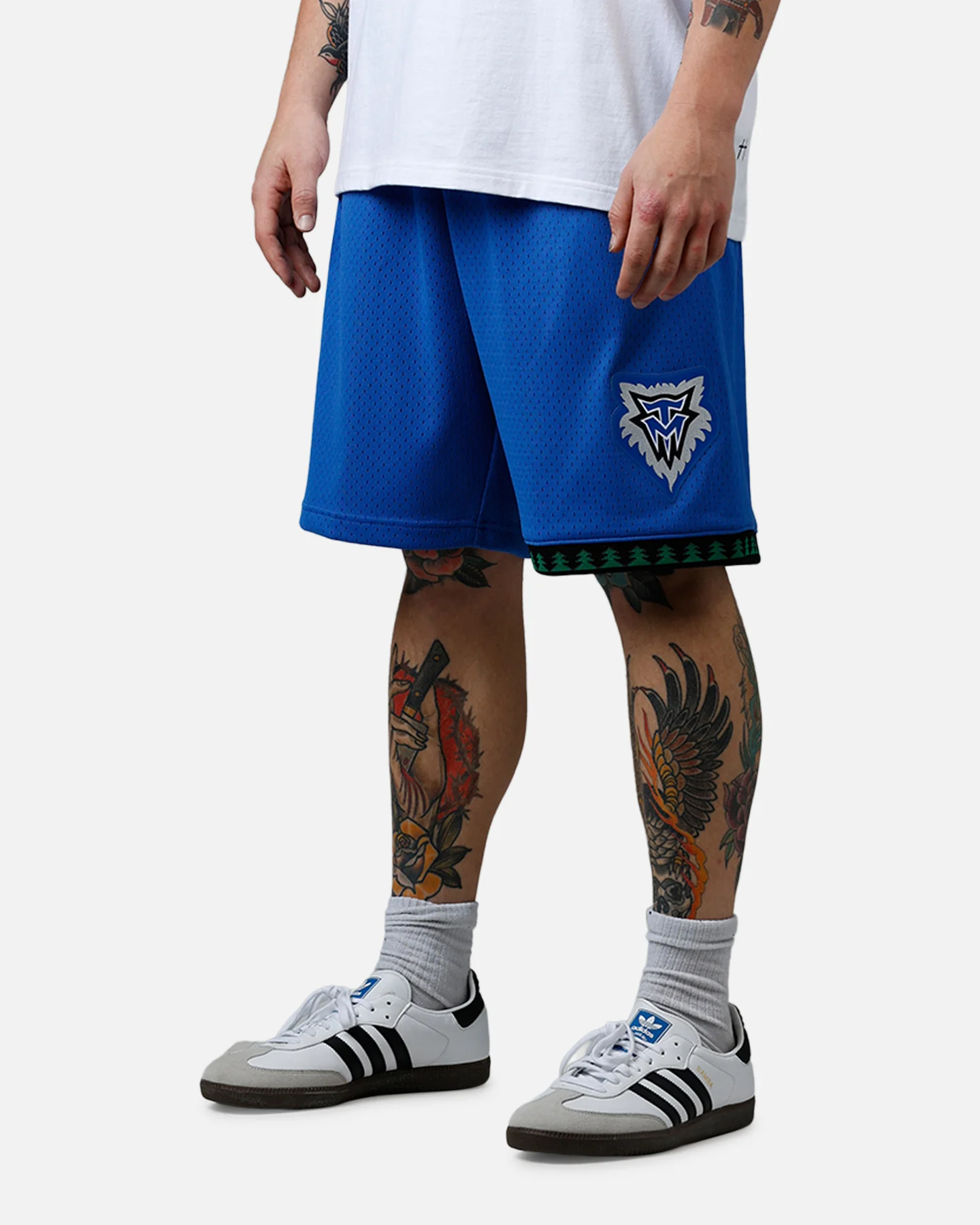 Mitchell & Ness Minnesota Timberwolves 03' Swingman Shorts Blue - Image 4