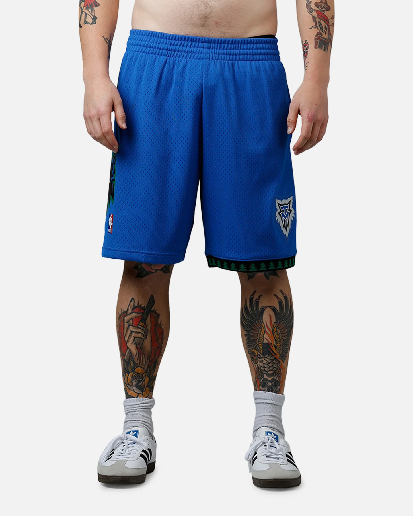 Mitchell & Ness Minnesota Timberwolves 03' Swingman Shorts Blue - Image 5