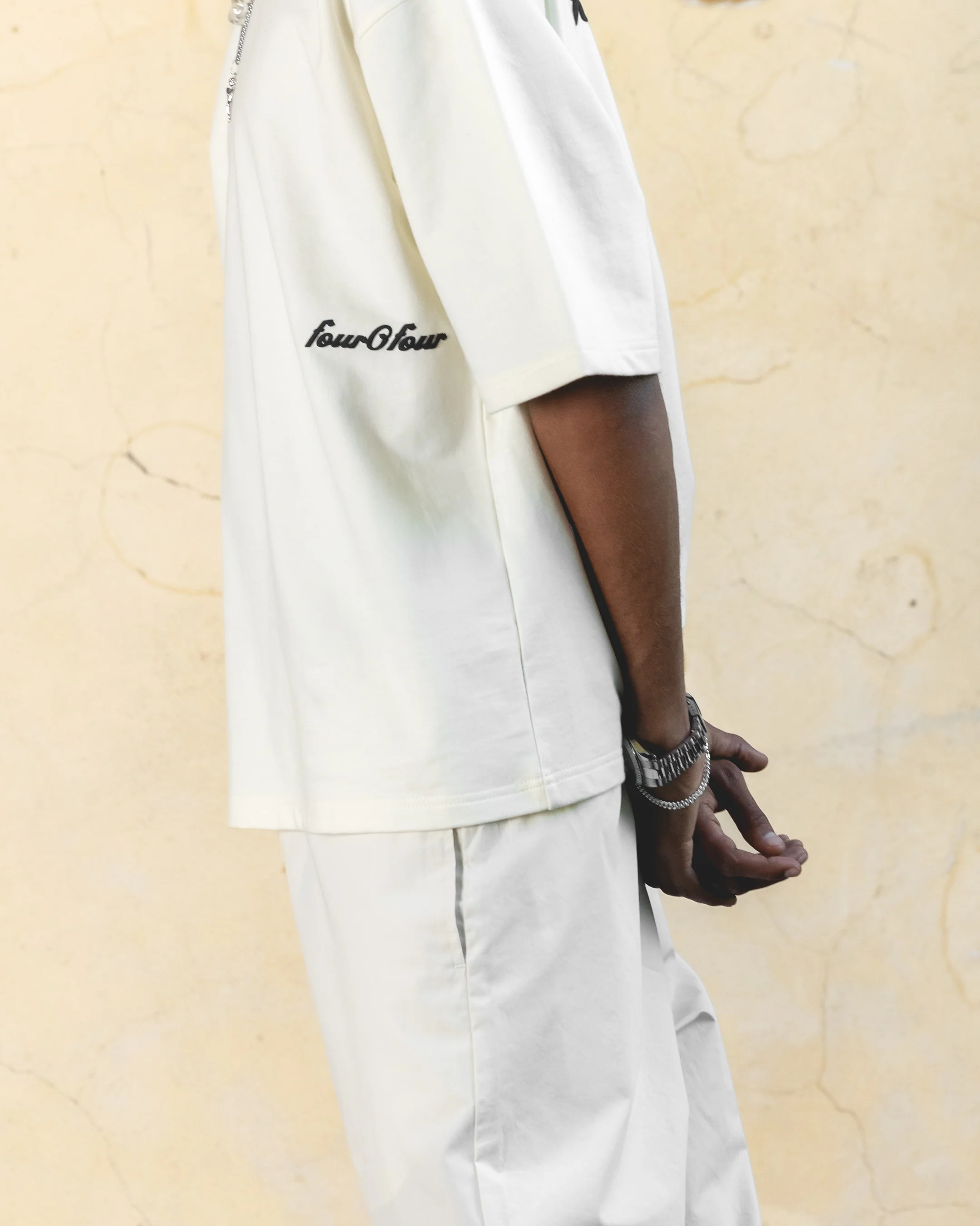 404 Function Oversized T-Shirt Off White - Image 9