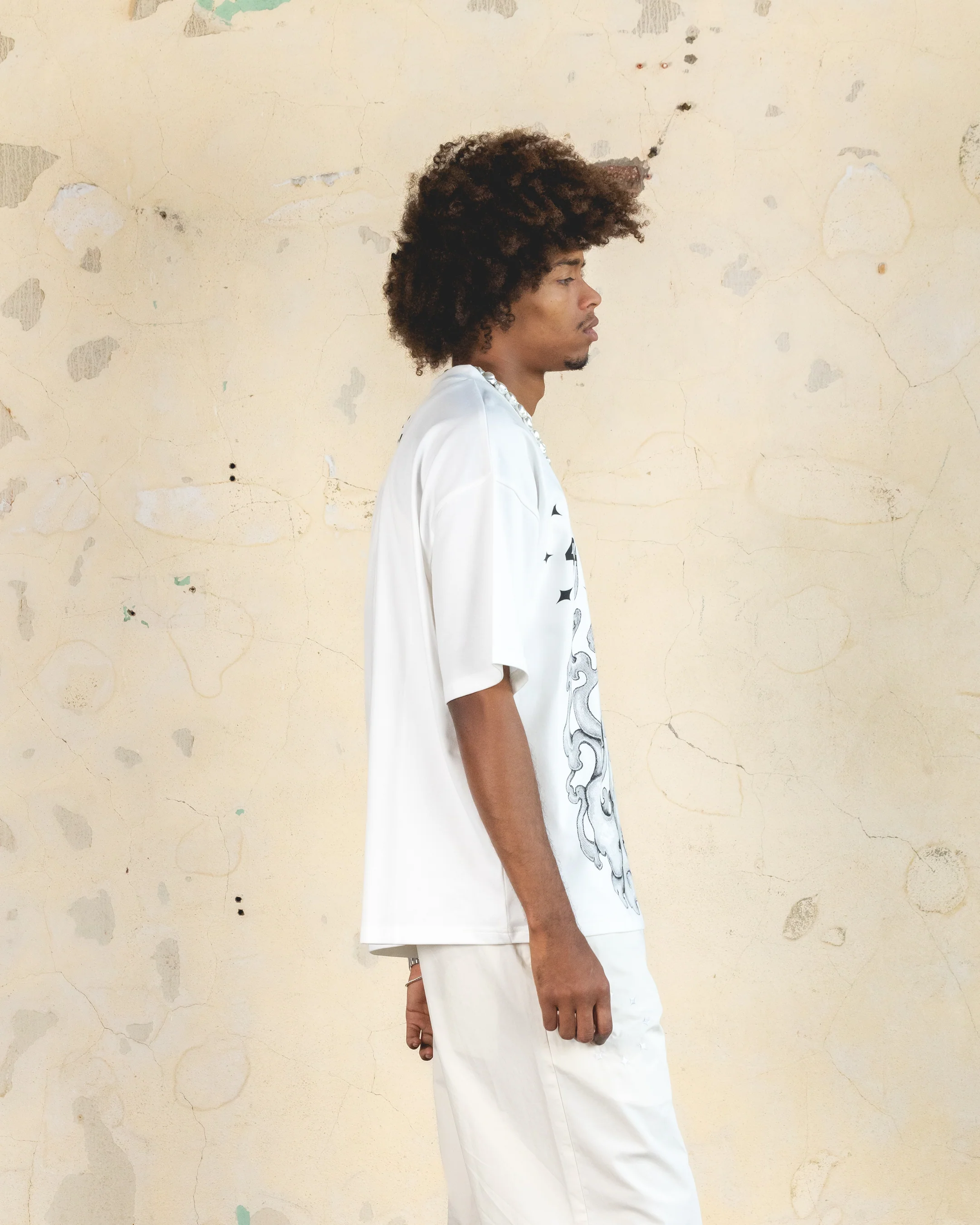 404 Geisha T-Shirt Off White - Image 5