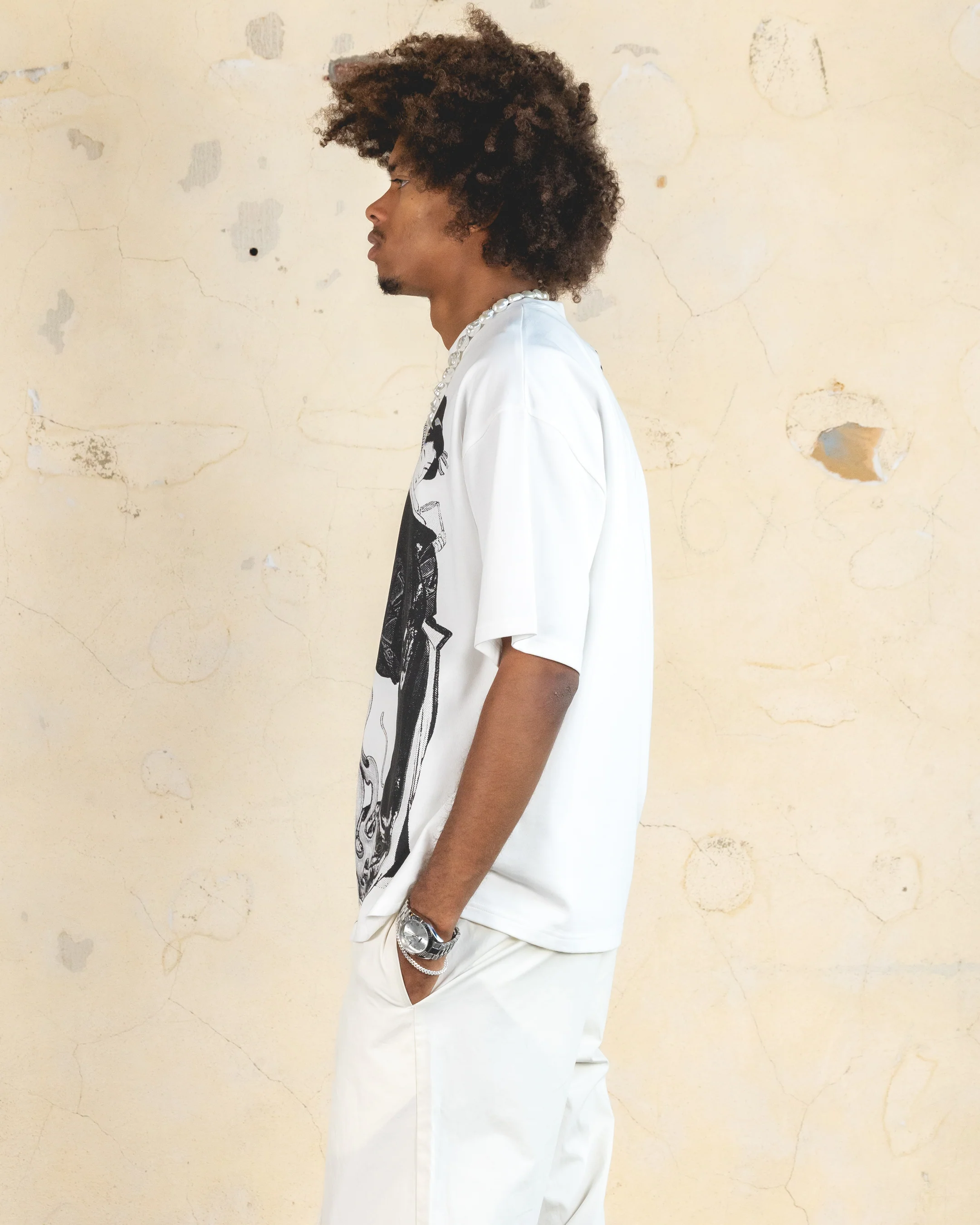 404 Geisha T-Shirt Off White - Image 6