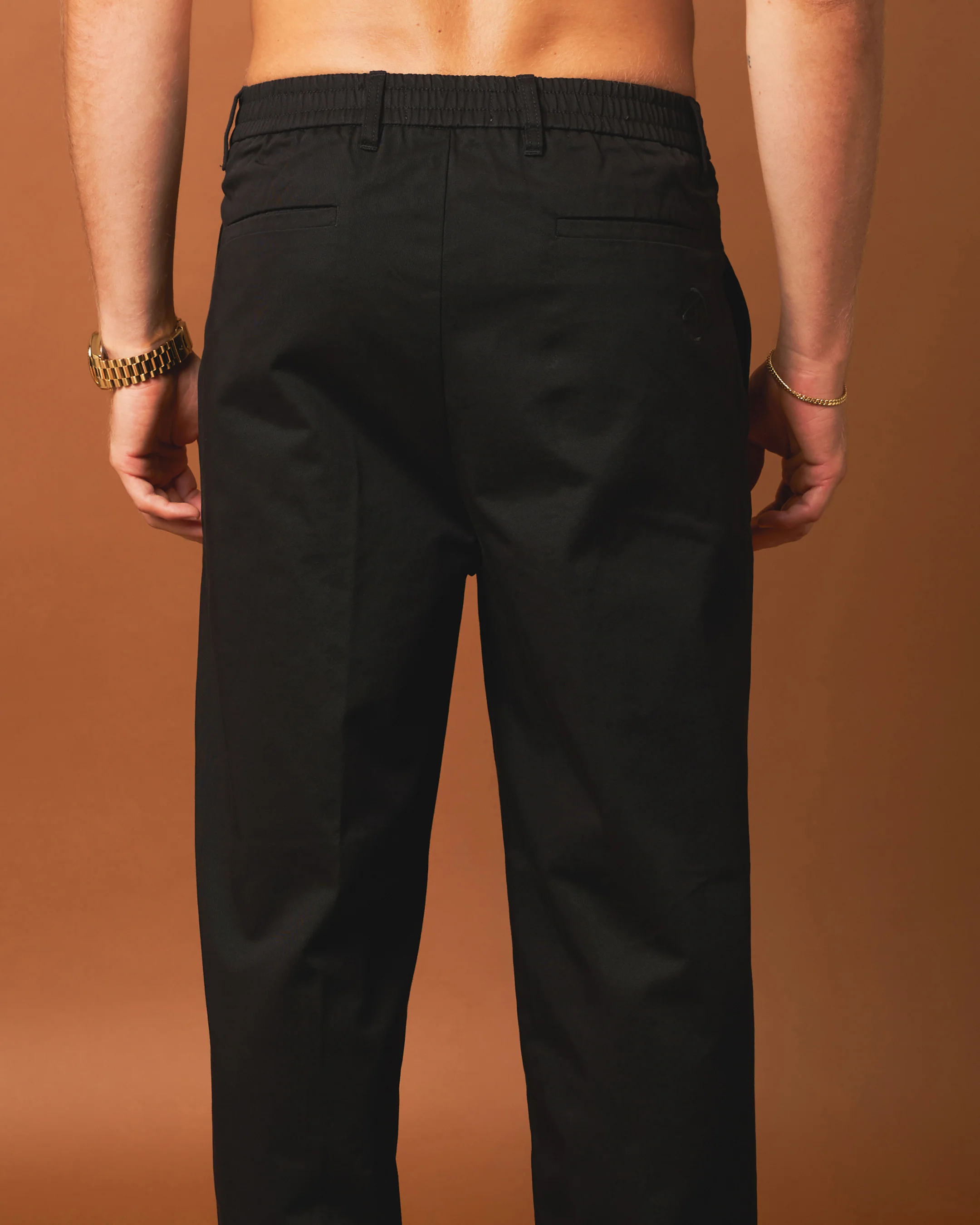 404 Studio High Waist Trousers Black - Image 8