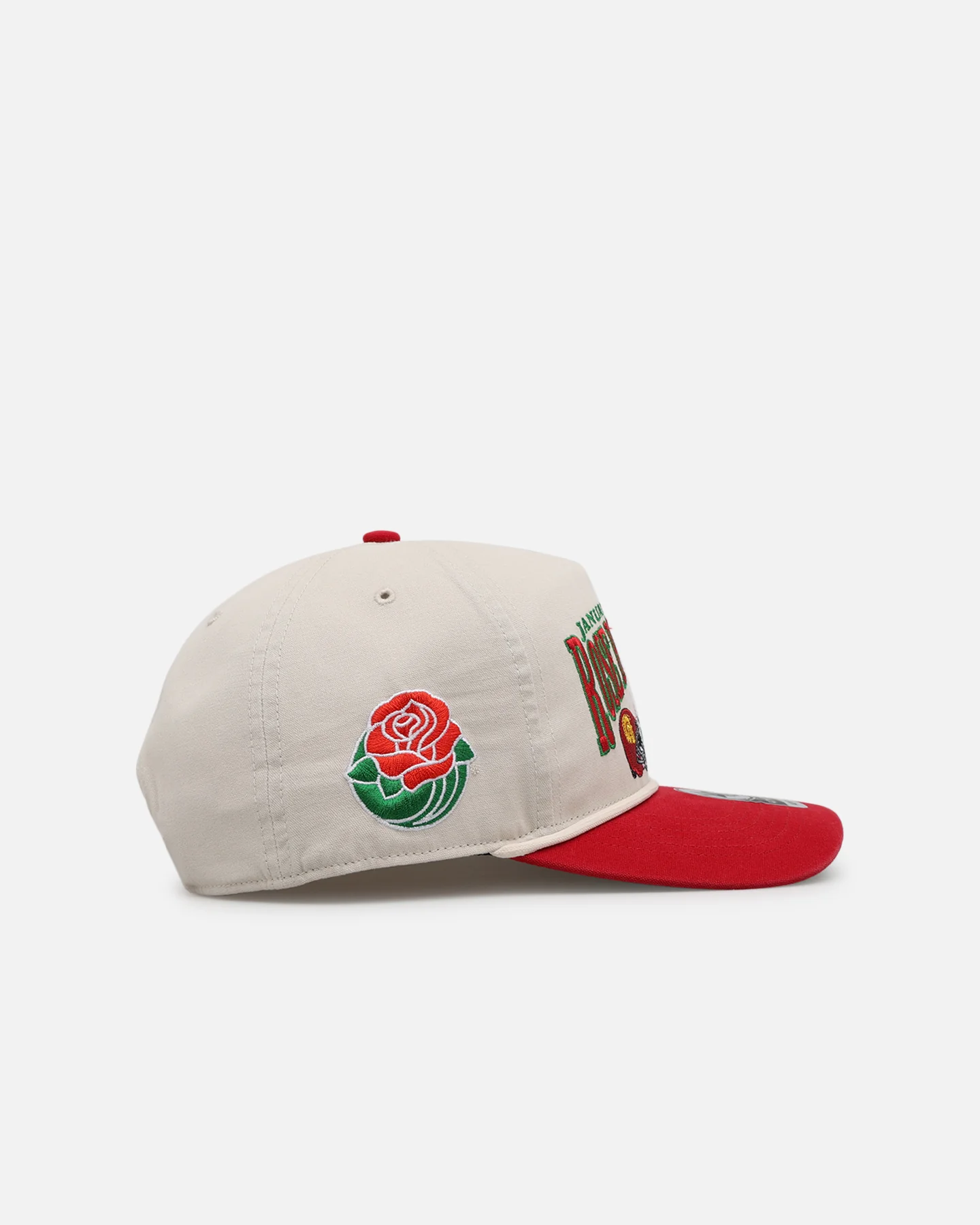 47 Brand Michigan Wolverine vs. USC Trojans 'Vintage Bowl Game' 2004 Rose Bowl Snapback Tan/Black - Image 3