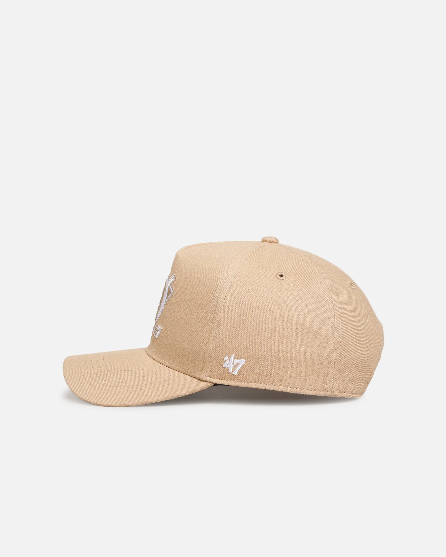 47 Brand Anaheim Ducks 47 MVP DT Snapback Khaki/White - Image 3