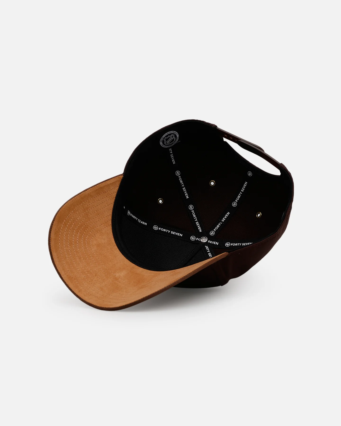 47 Brand Anaheim Ducks 'Chocolate Pie' Offside Snapback Chocolate - Image 6