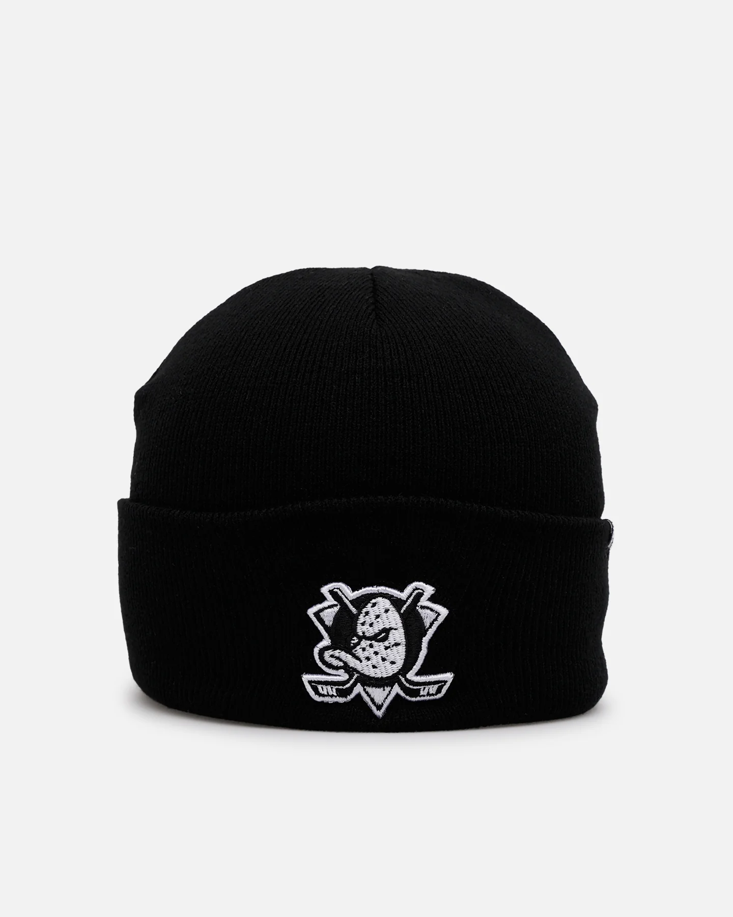 47 Brand Anaheim Ducks Haymaker Cuff Knit Beanie Black/White