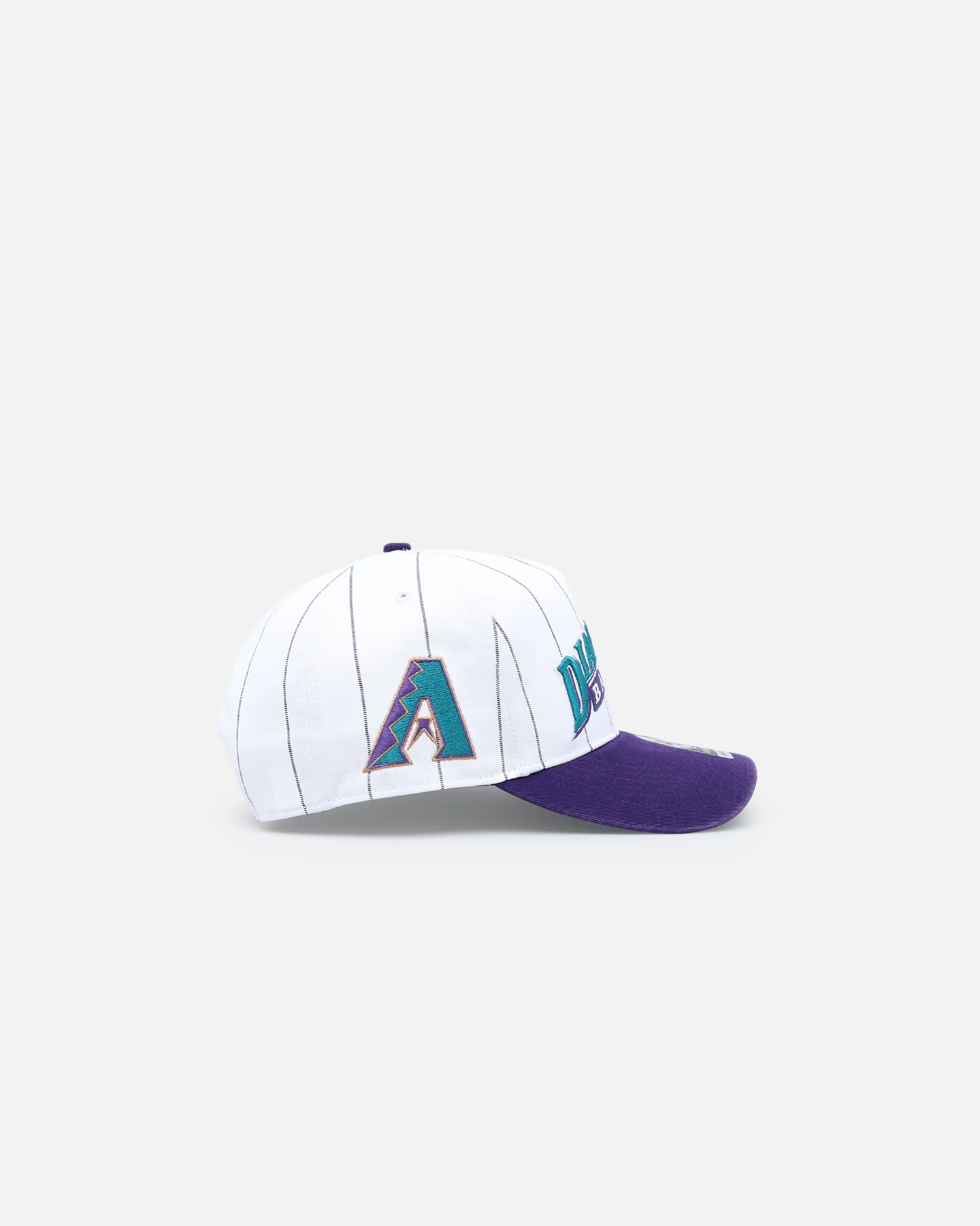 47 Brand Arizona Diamondbacks 'Double Header Pinstripe' '47 Hitch Snapback White - Image 3
