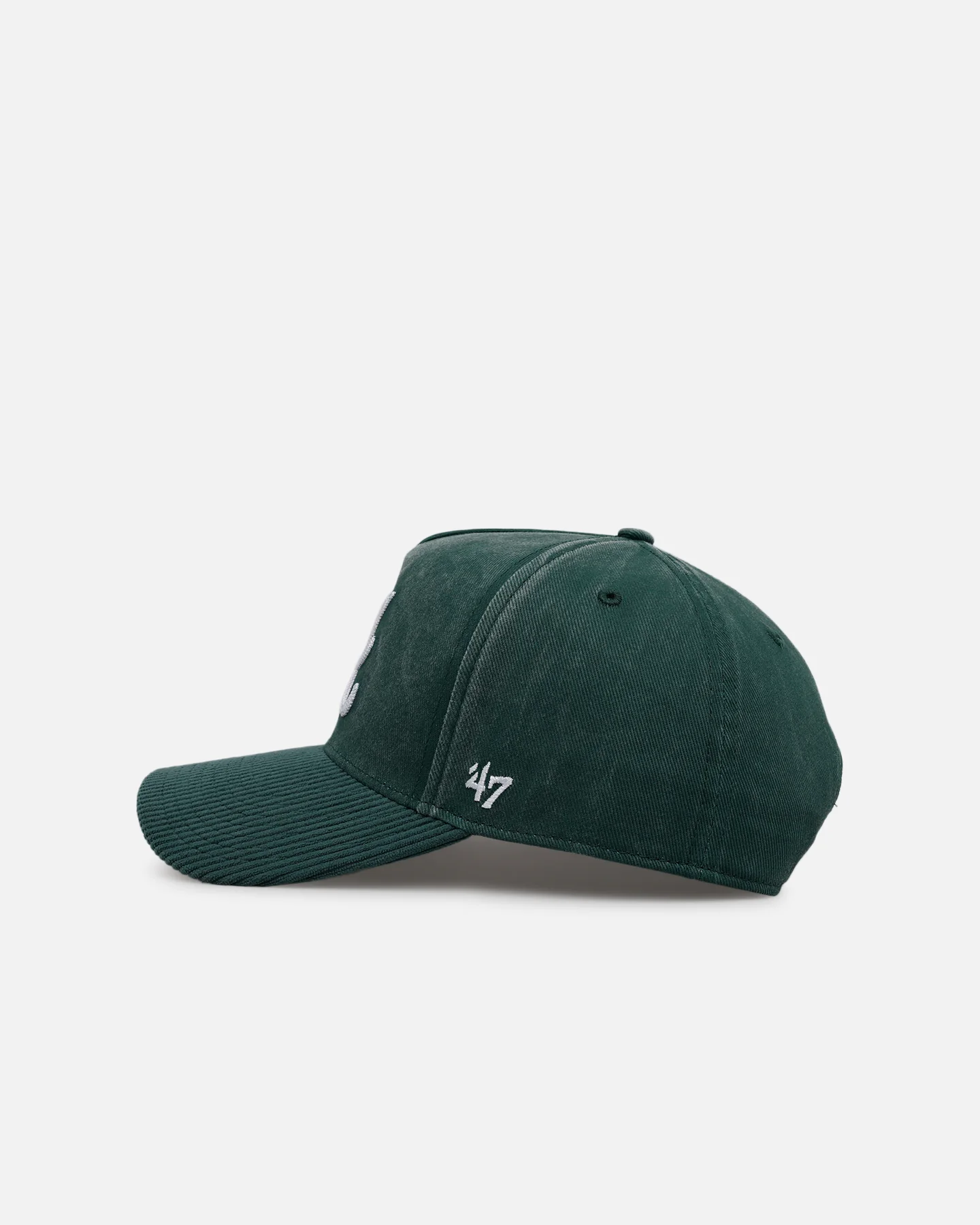 47 Brand Atlanta Braves 'Apollo Cord Dark Green' 47 Offside Snapback Dark Green - Image 4