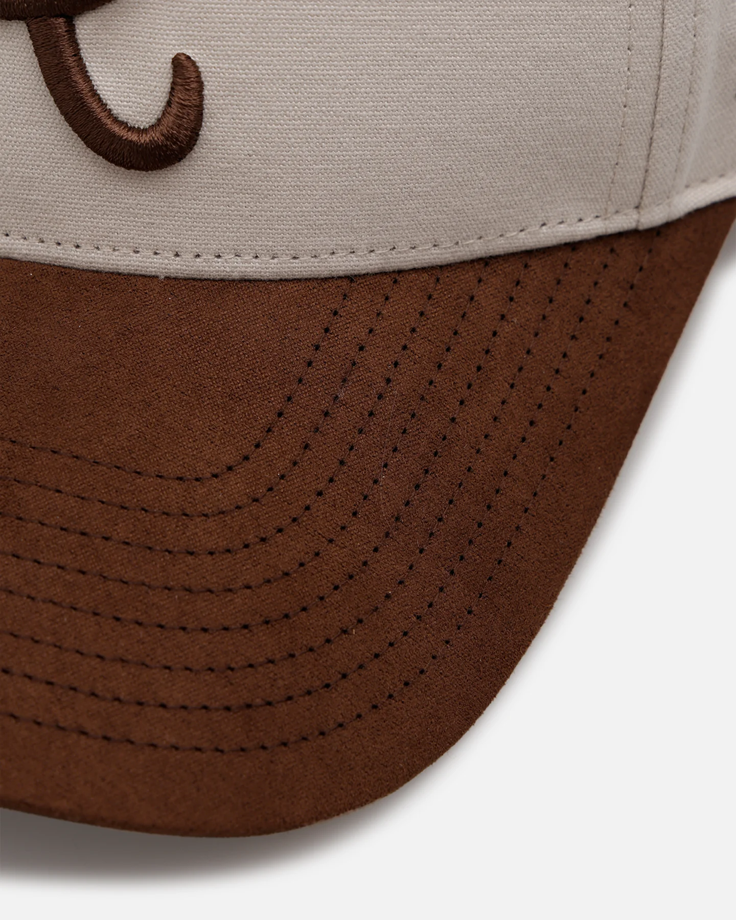 47 Brand Atlanta Braves 'Coconut' Offside DT Snapback Coconut - Image 2