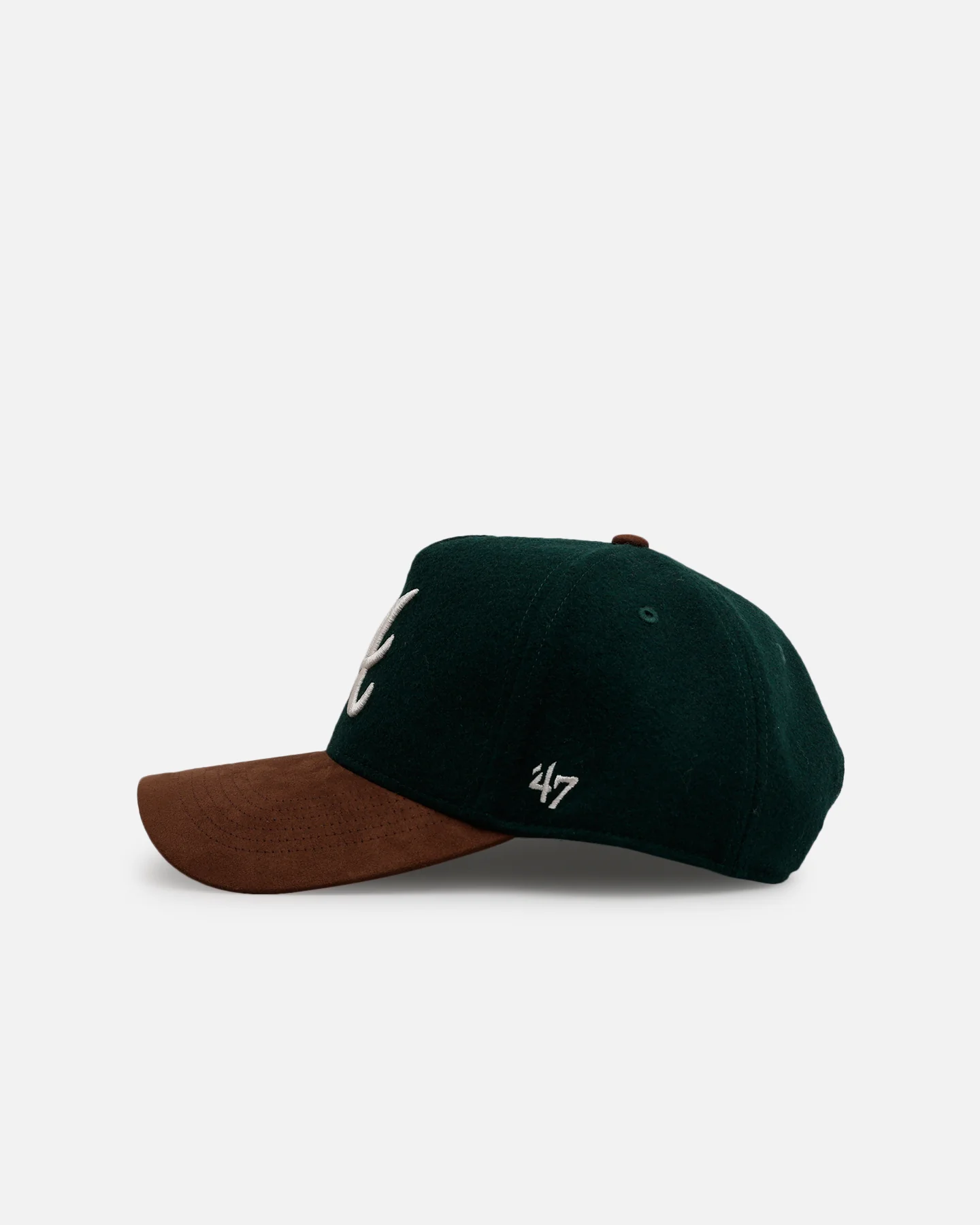 47 Brand Atlanta Braves 'Fall Leaves' 47 Offside Snapback Green/Brown - Image 5
