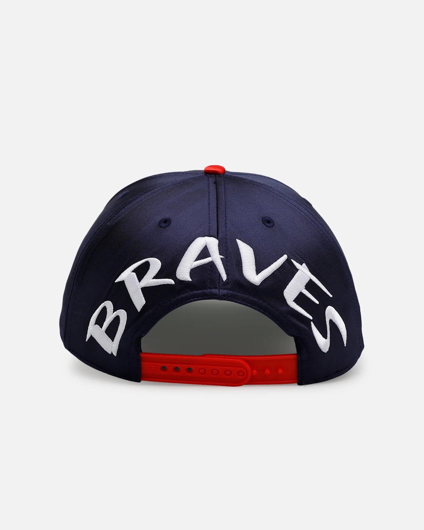 47 Brand Atlanta Braves 'Silky Way' 47 Hitch Snapback Navy/Red - Image 3