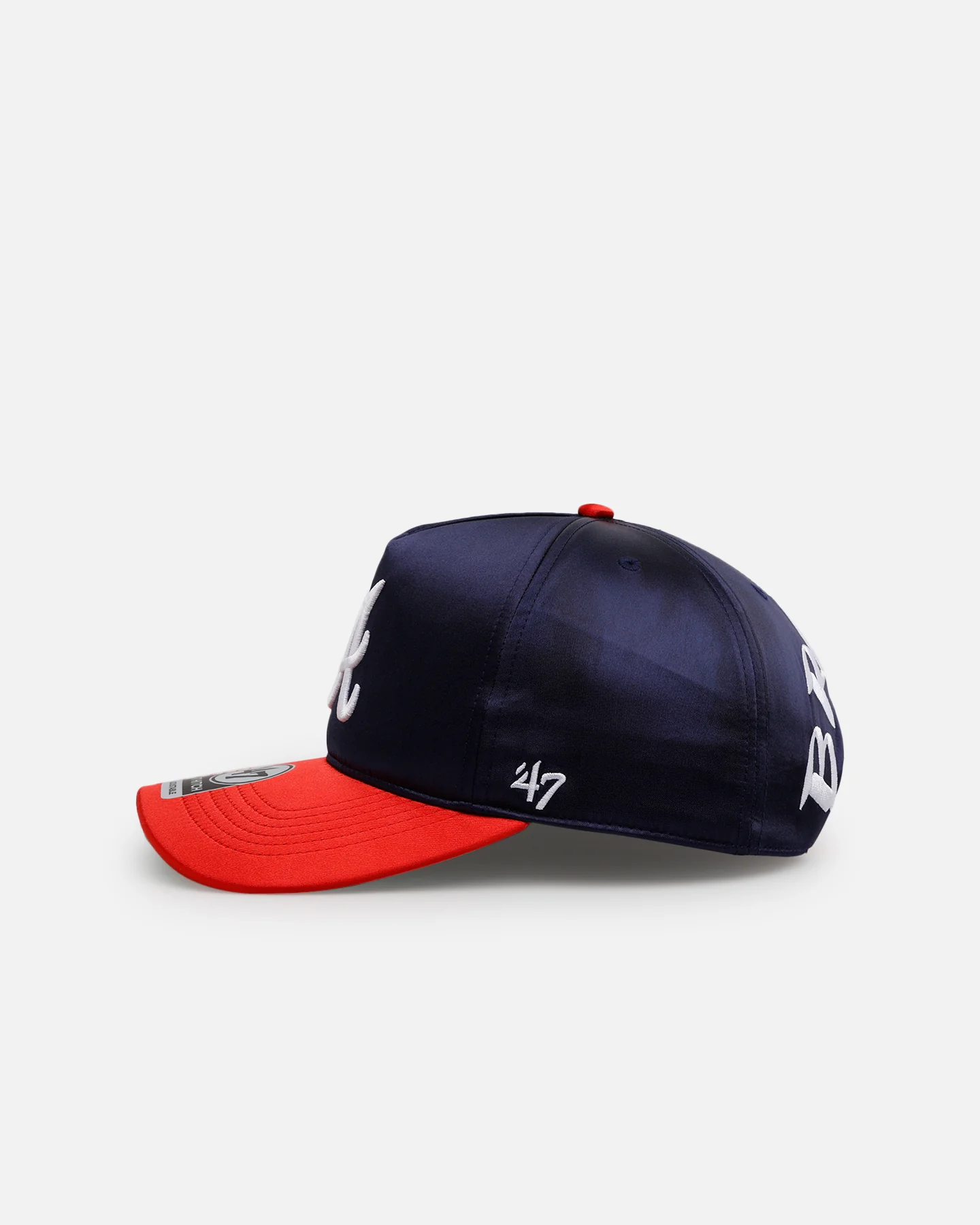 47 Brand Atlanta Braves 'Silky Way' 47 Hitch Snapback Navy/Red - Image 5