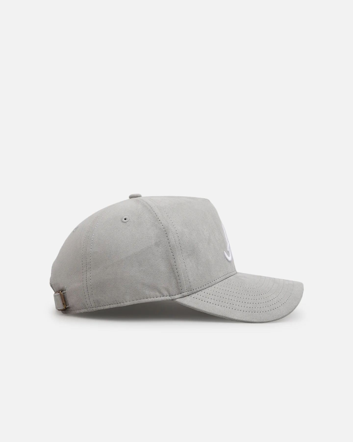 47 Brand Atlanta Braves 'Ultrasuede' '47 MVP DT Strapback Gray/White - Image 3