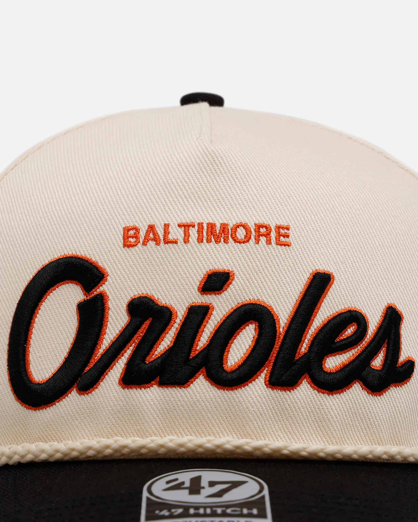 47 Brand Baltimore Orioles 'MLB Opening Day' Script Hitch Snapback Natural - Image 5