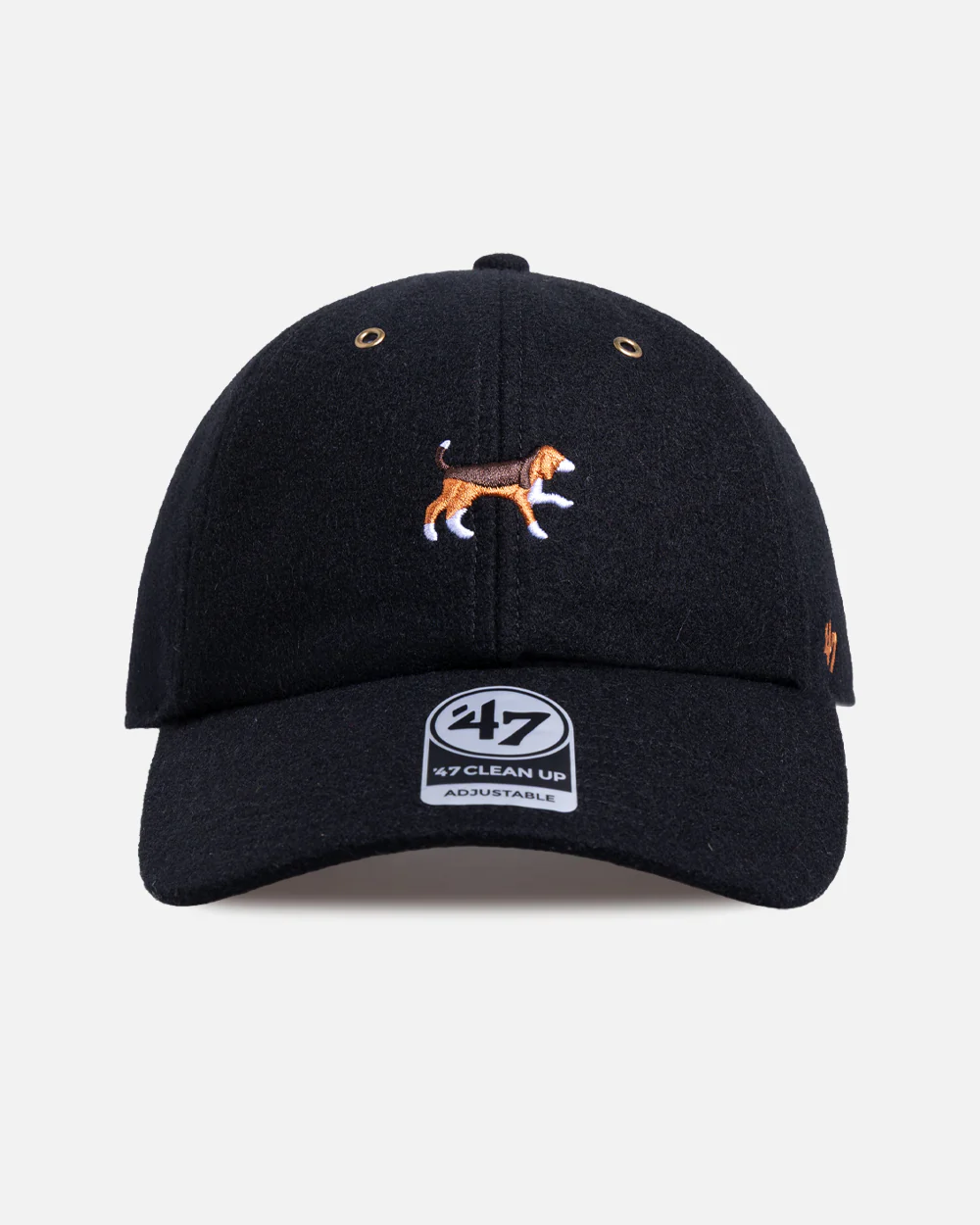 47 Brand Beagle Wool 47 Clean Up Strapback Black