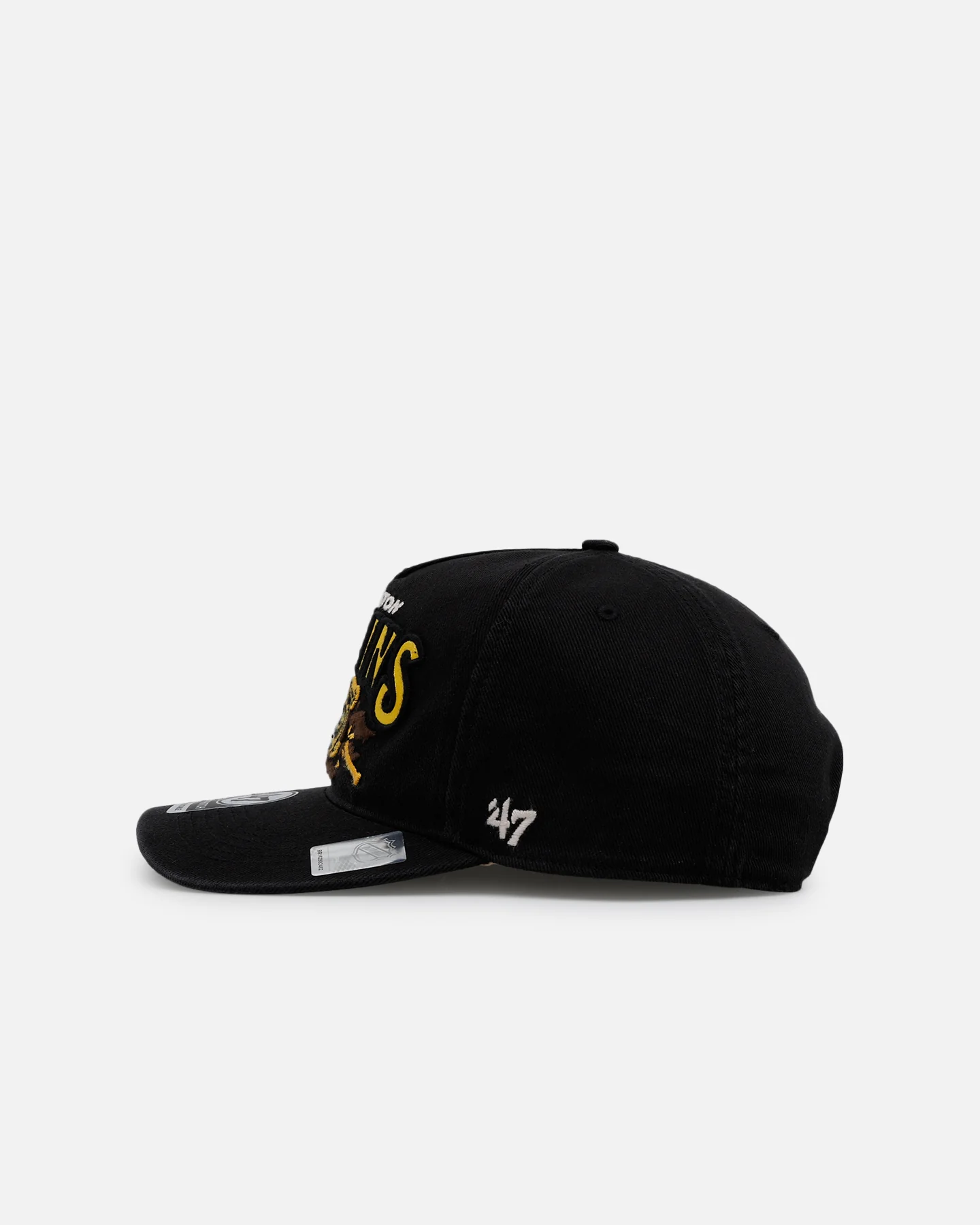 47 Brand Boston Bruins 'NHL Trophy Case' Premium Hitch Snapback Black - Image 4