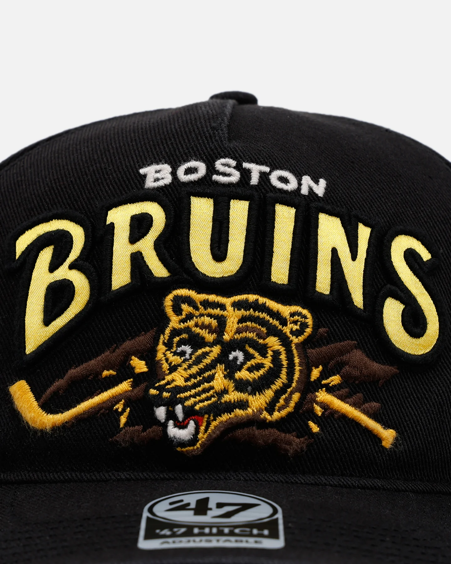 47 Brand Boston Bruins 'NHL Trophy Case' Premium Hitch Snapback Black - Image 5