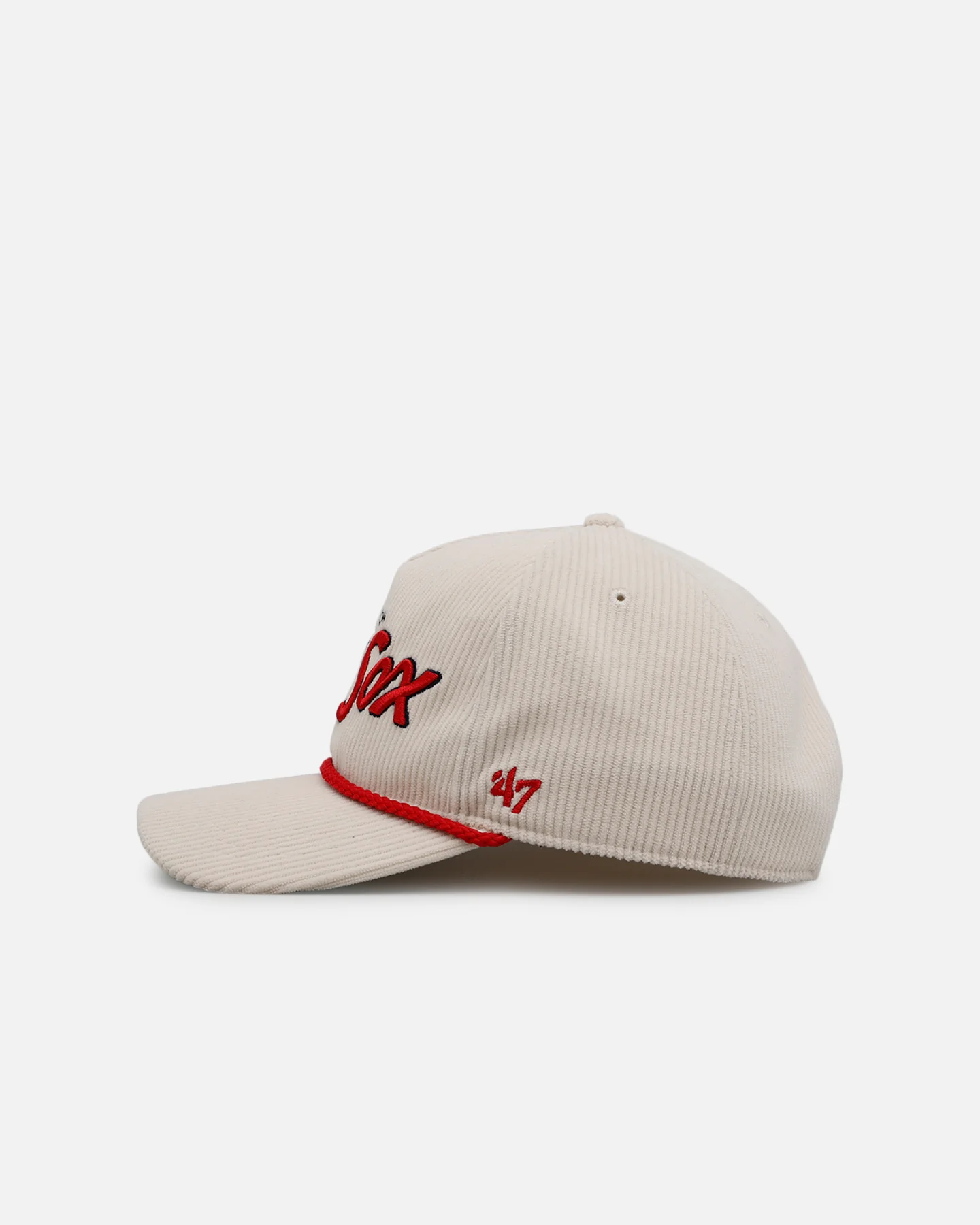 47 Brand Boston Red Sox 'Natural Script' Premium Hitch Corduroy Snapback Natural - Image 5