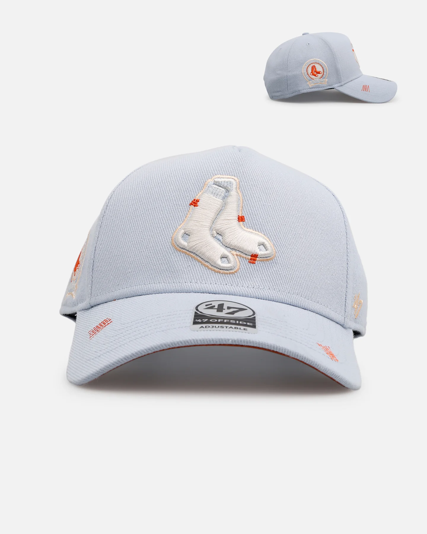 47 Brand Boston Red Sox 'Overstitch' 47 Offside Snapback Light Blue