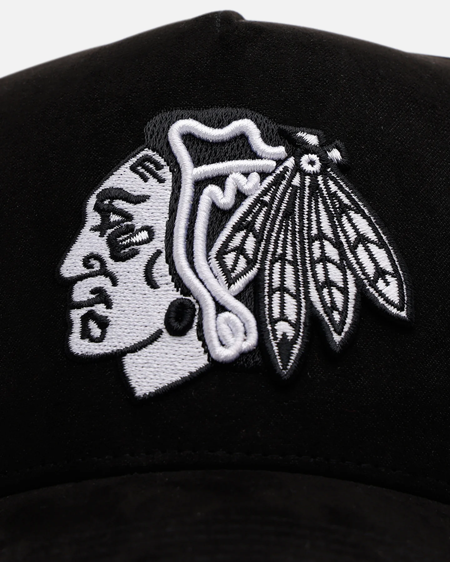 47 Brand Chicago Blackhawks 'Ultrasuede' 47 MVP Strapback Black/White - Image 6