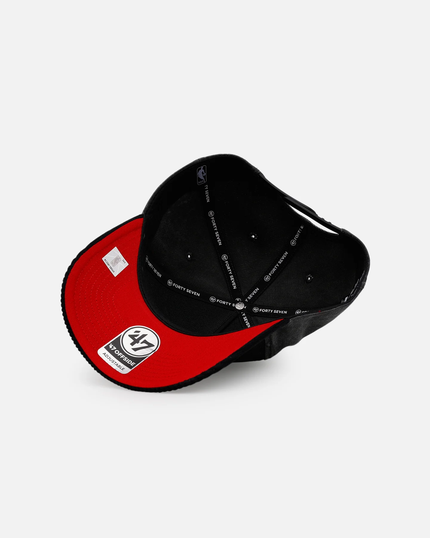 47 Brand Chicago Bulls 'Black & Red' 47 Offside Snapback Black/Red - Image 7