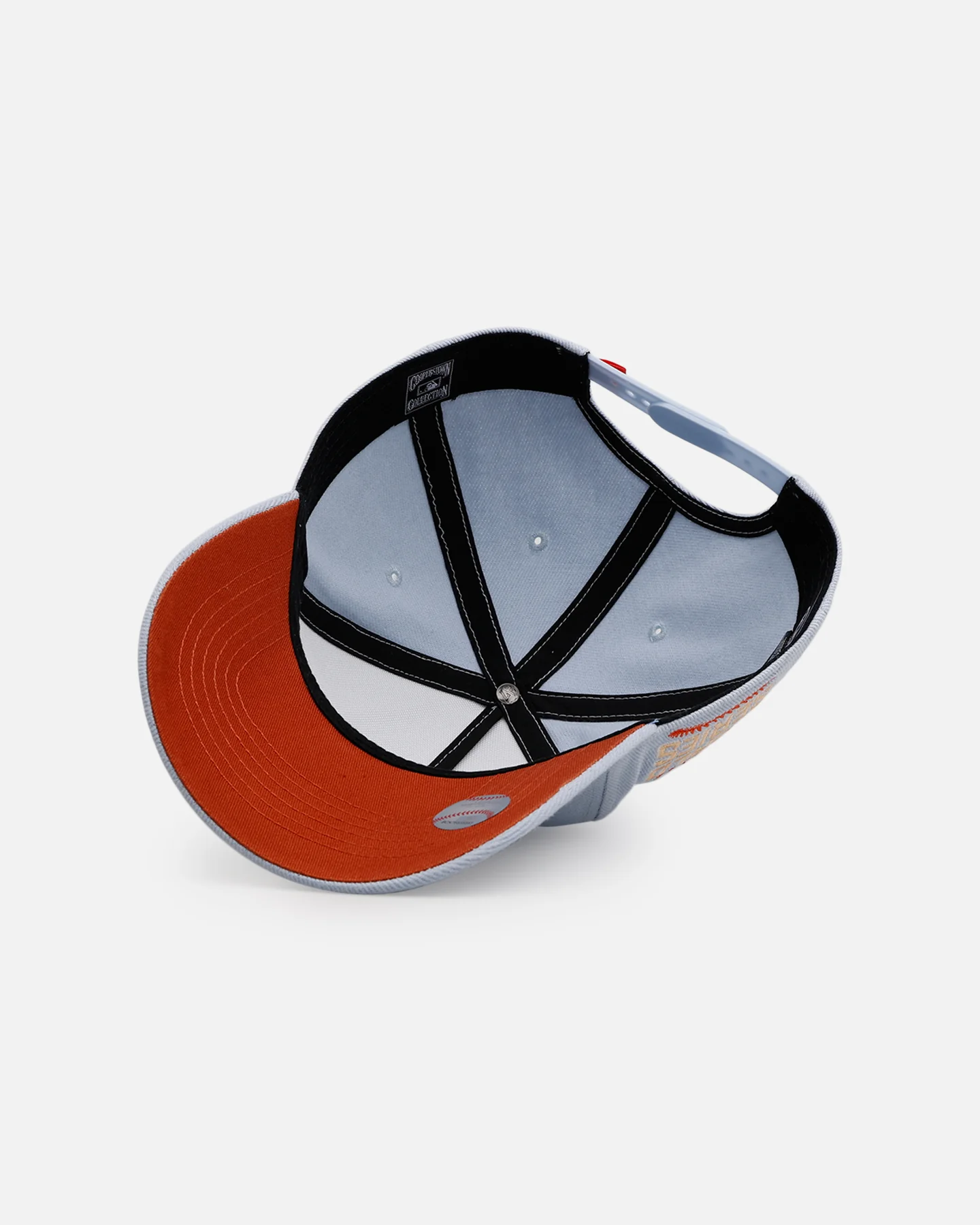 47 Brand Chicago Cubs 'Overstitch' 47 Offside Snapback Light Blue - Image 6