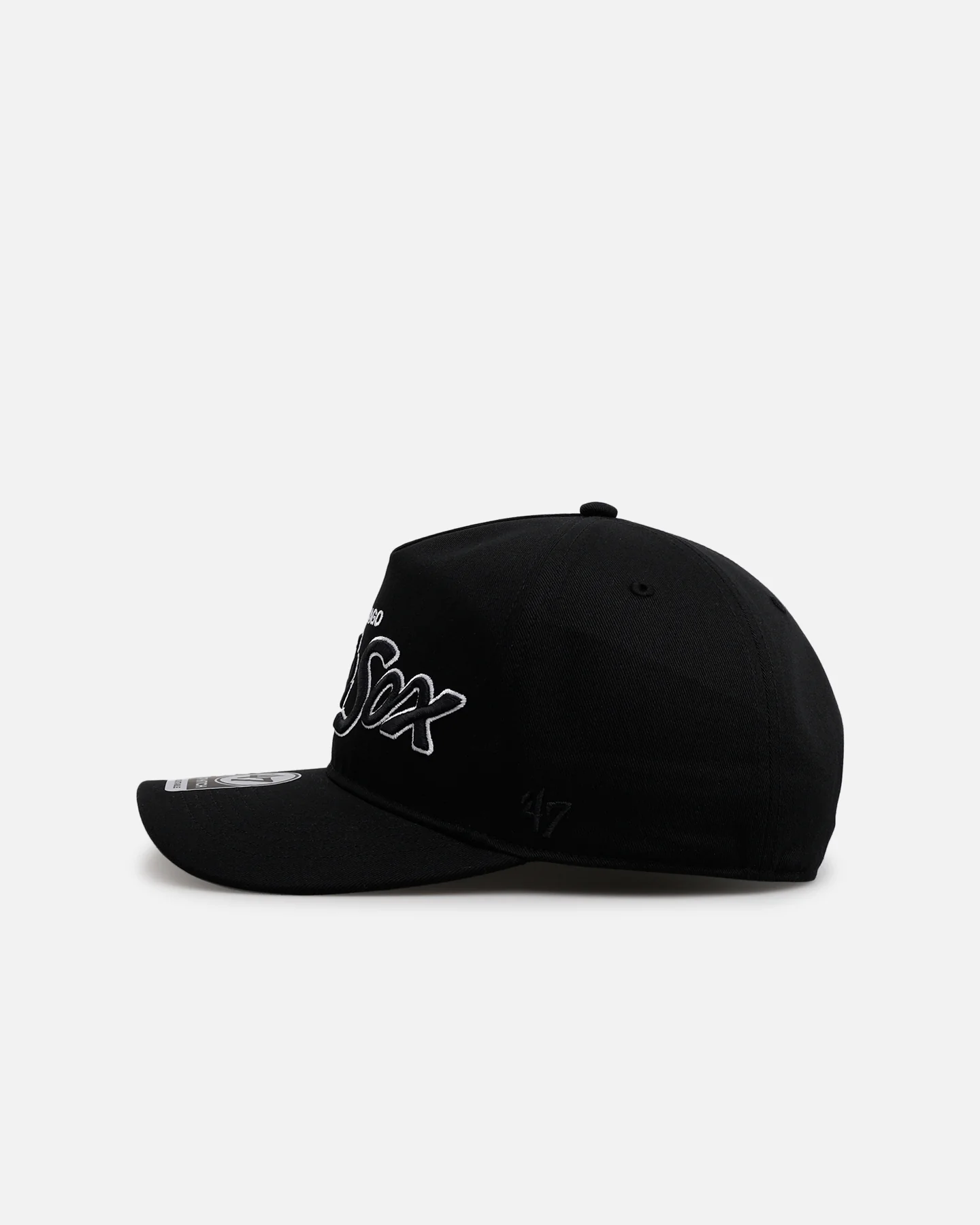 47 Brand Chicago White Sox 'Black Dome Script' 47 Hitch Snapback Black - Image 4