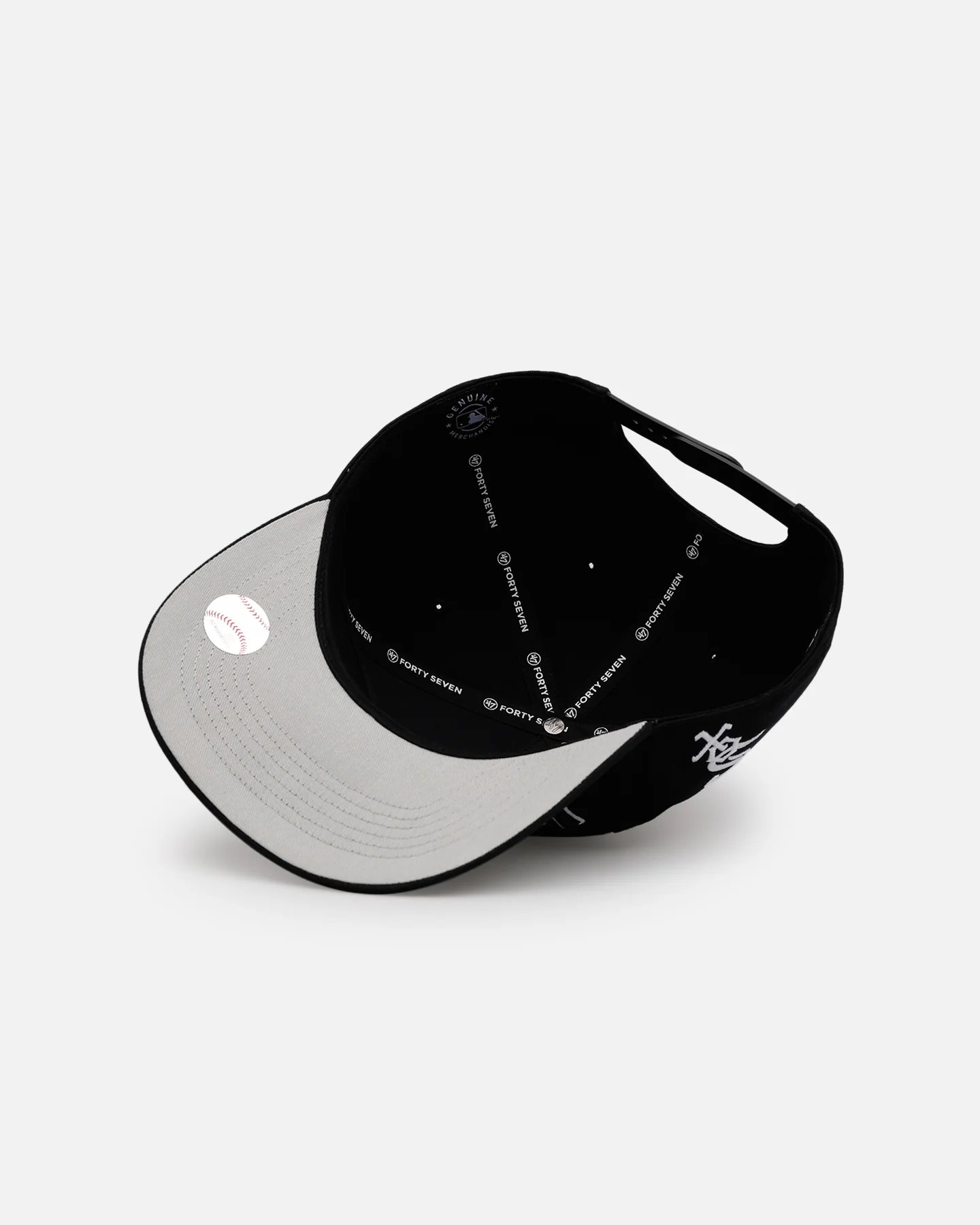 47 Brand Chicago White Sox 'Black Dome Script' 47 Hitch Snapback Black - Image 6