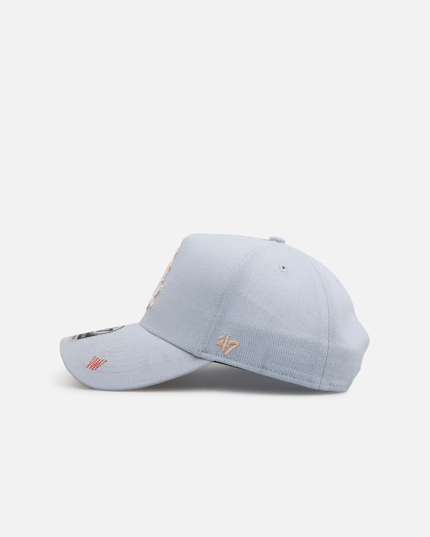 47 Brand Chicago White Sox 'Overstitch' 47 Offside Snapback Light Blue - Image 4
