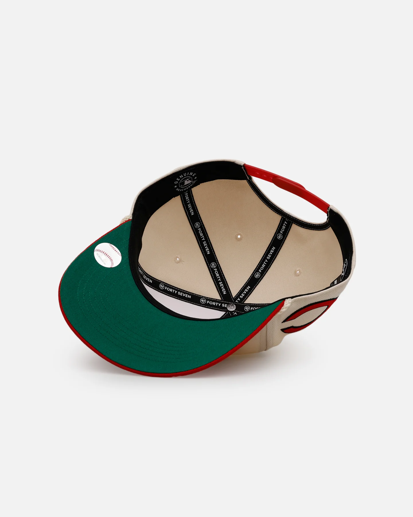 47 Brand Cincinnati Reds 'MLB Opening Day' Script Hitch Snapback Natural - Image 6