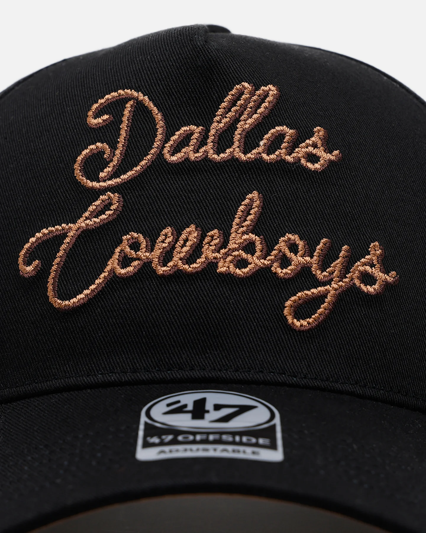 47 Brand Dallas Cowboys 'Round' 47 Offside Strapback Black - Image 5