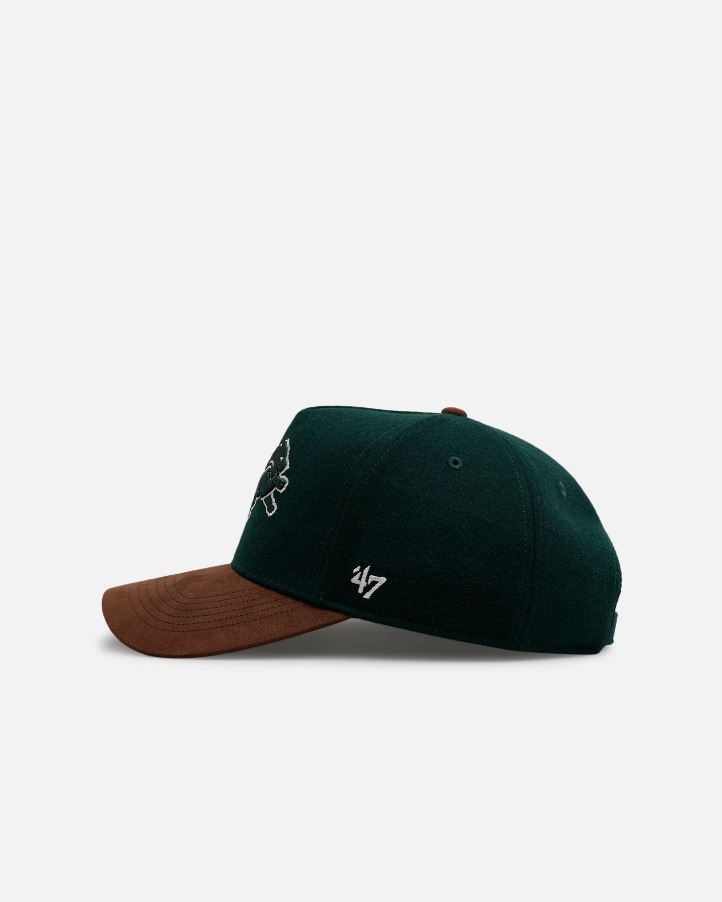 47 Brand Detroit Lions 'Fall Leaves' Clean Up Strapback Green/Brown - Image 5