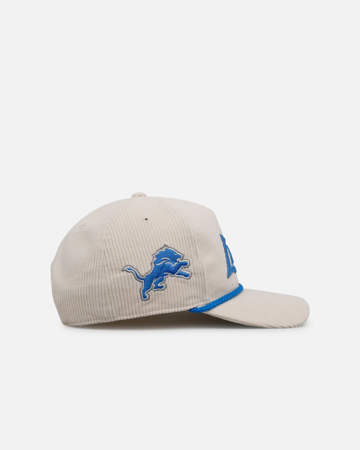 47 Brand Detroit Lions 'Natural Script' Premium Hitch Corduroy Snapback Natural - Image 4