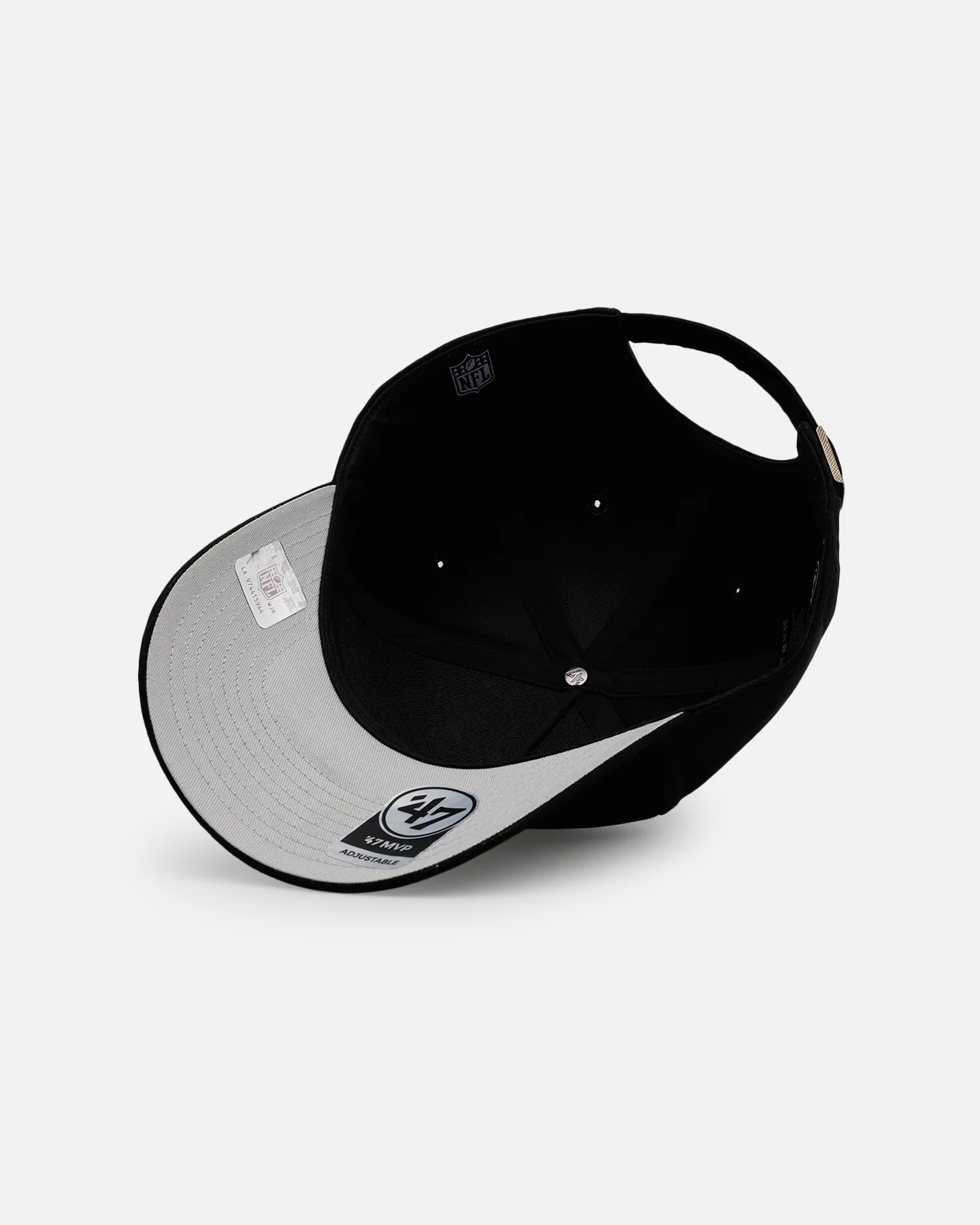 47 Brand Detroit Lions 'Ultrasuede' 47 MVP Strapback Black/White - Image 7