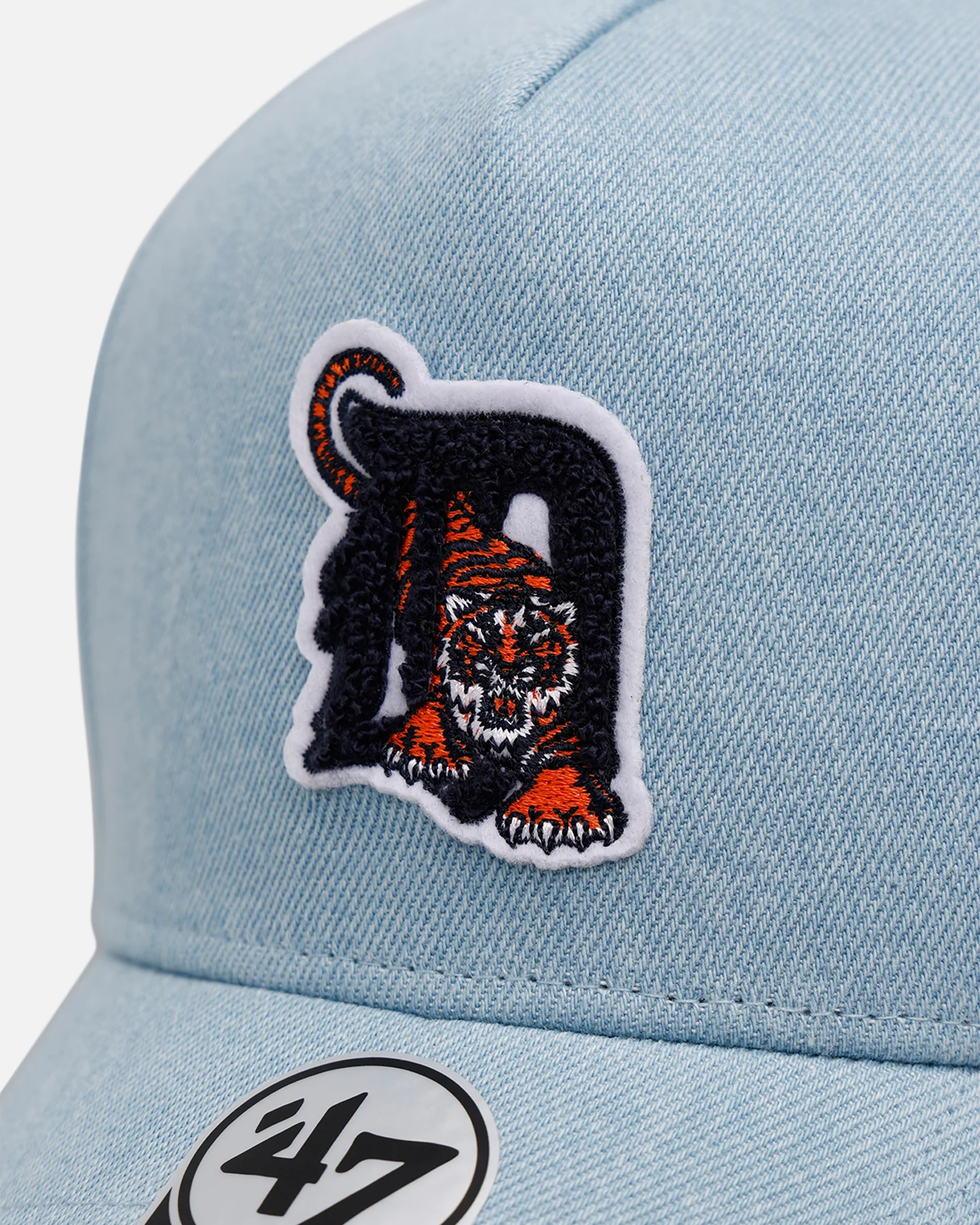 47 Brand Detroit Tigers 'Denim Chenille' 47 Offside Snapback Denim - Image 7
