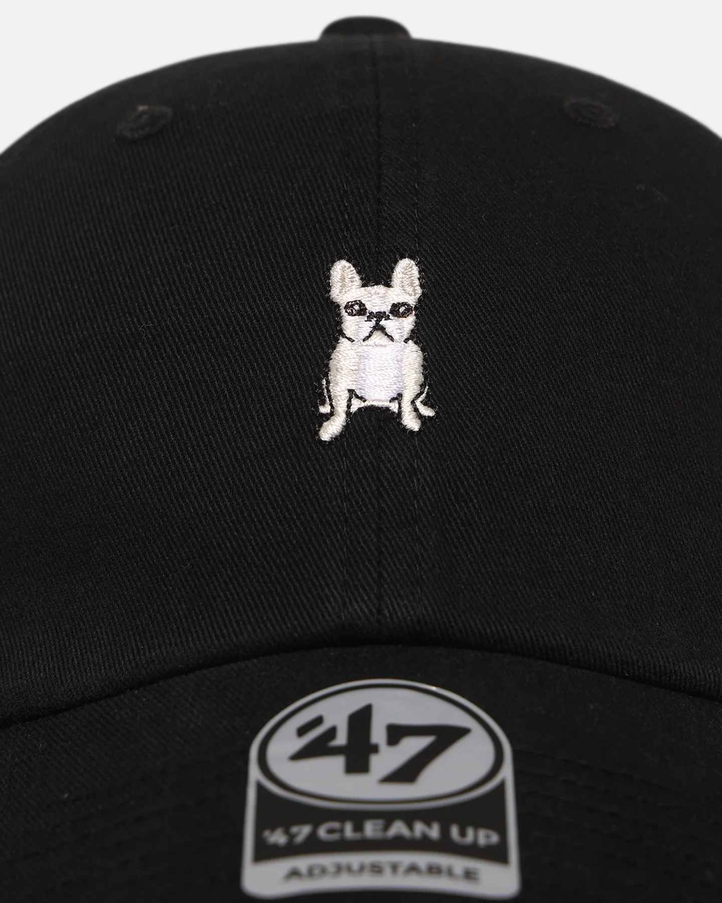 47 Brand French Bulldog 'Dog Collection' 47 Clean Up Strapback Black - Image 5