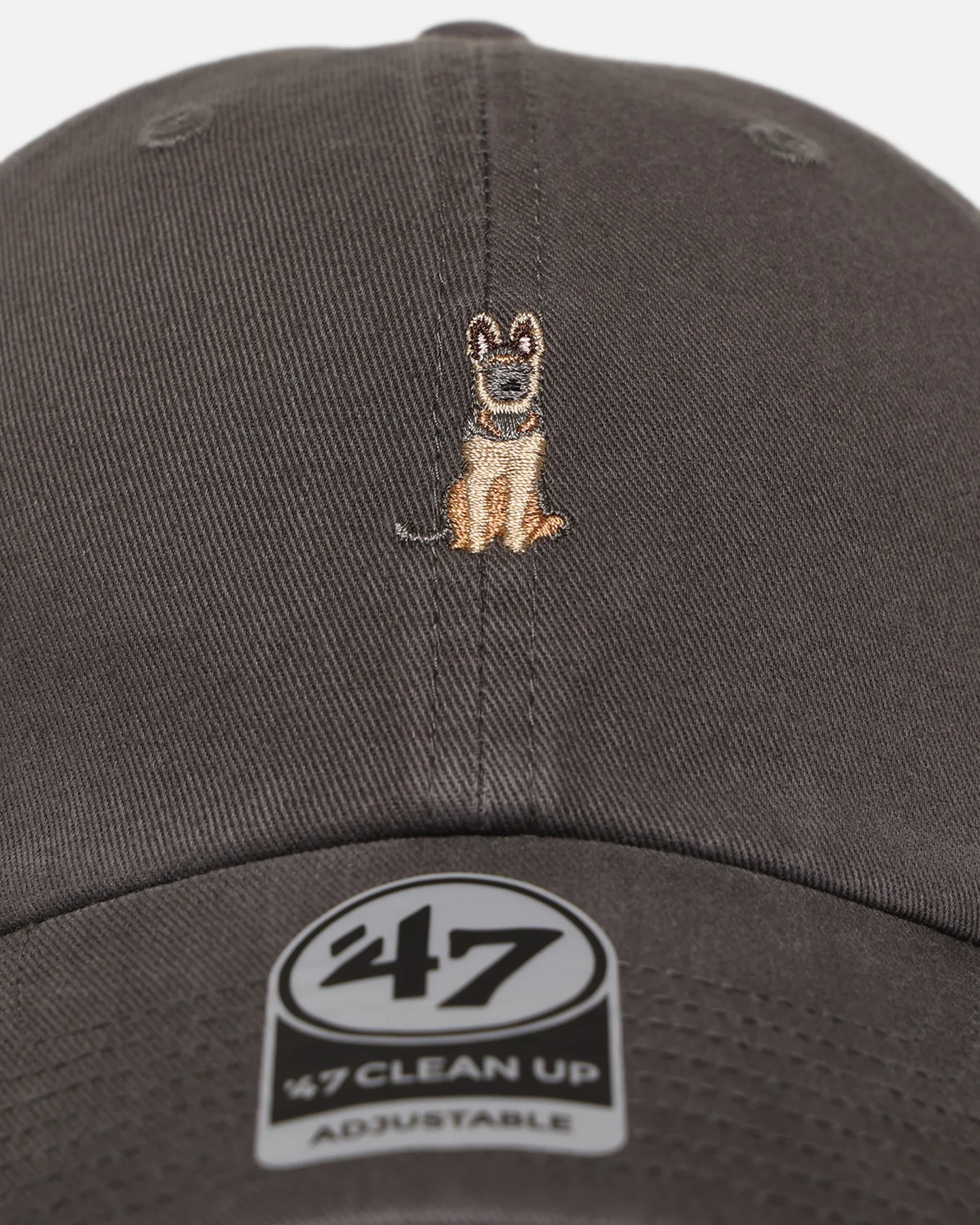 47 Brand German Shepherd 'Dog Collection' 47 Clean Up Strapback Charcoal - Image 5