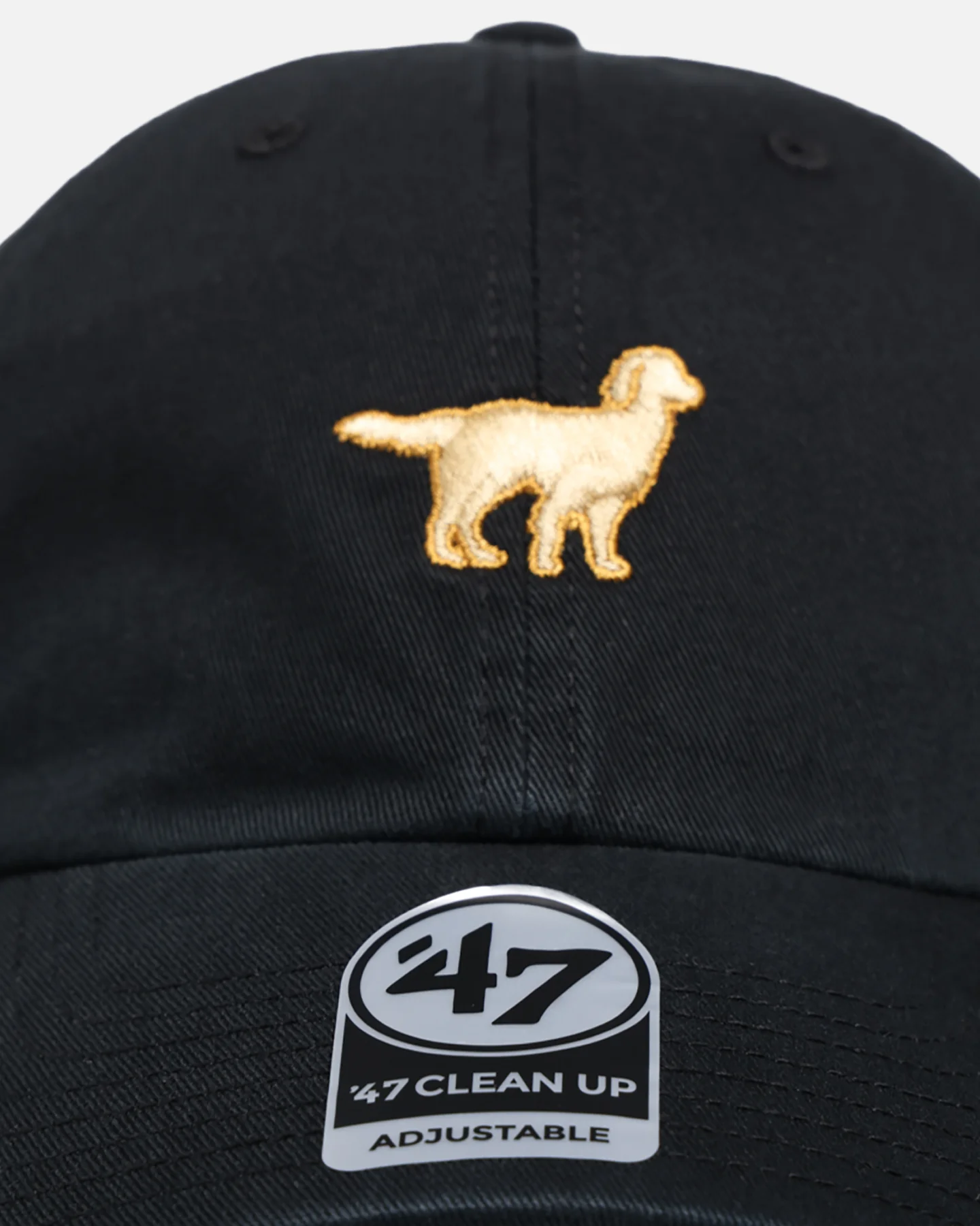 47 Brand Golden Retriever 'Dog Collection' 47 Clean Up Strapback Black - Image 5