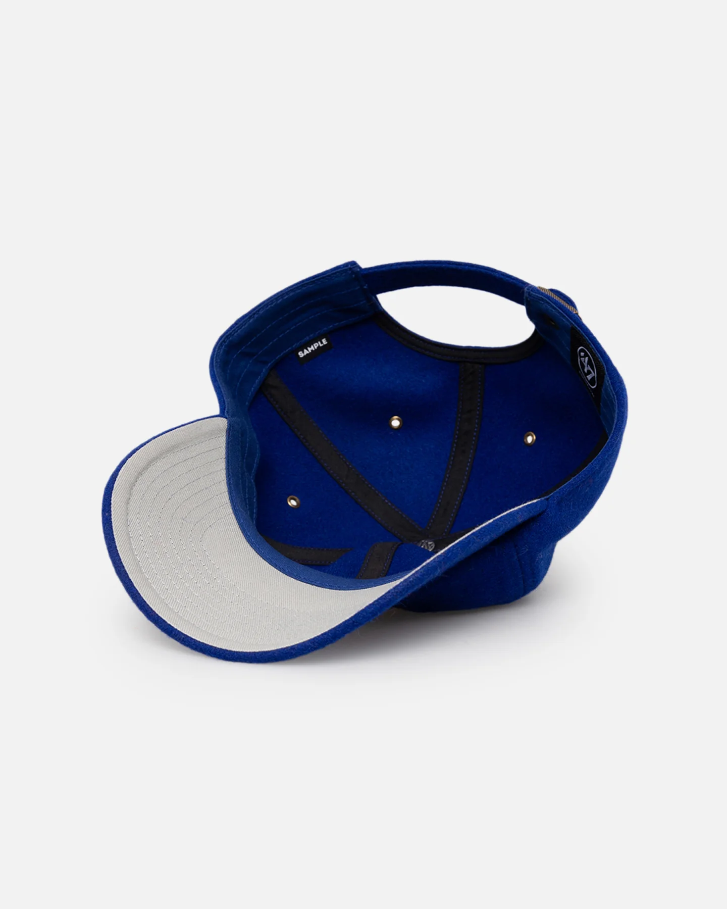 47 Brand Golden State Warriors Wooly Clean Up Strapback Royal - Image 6