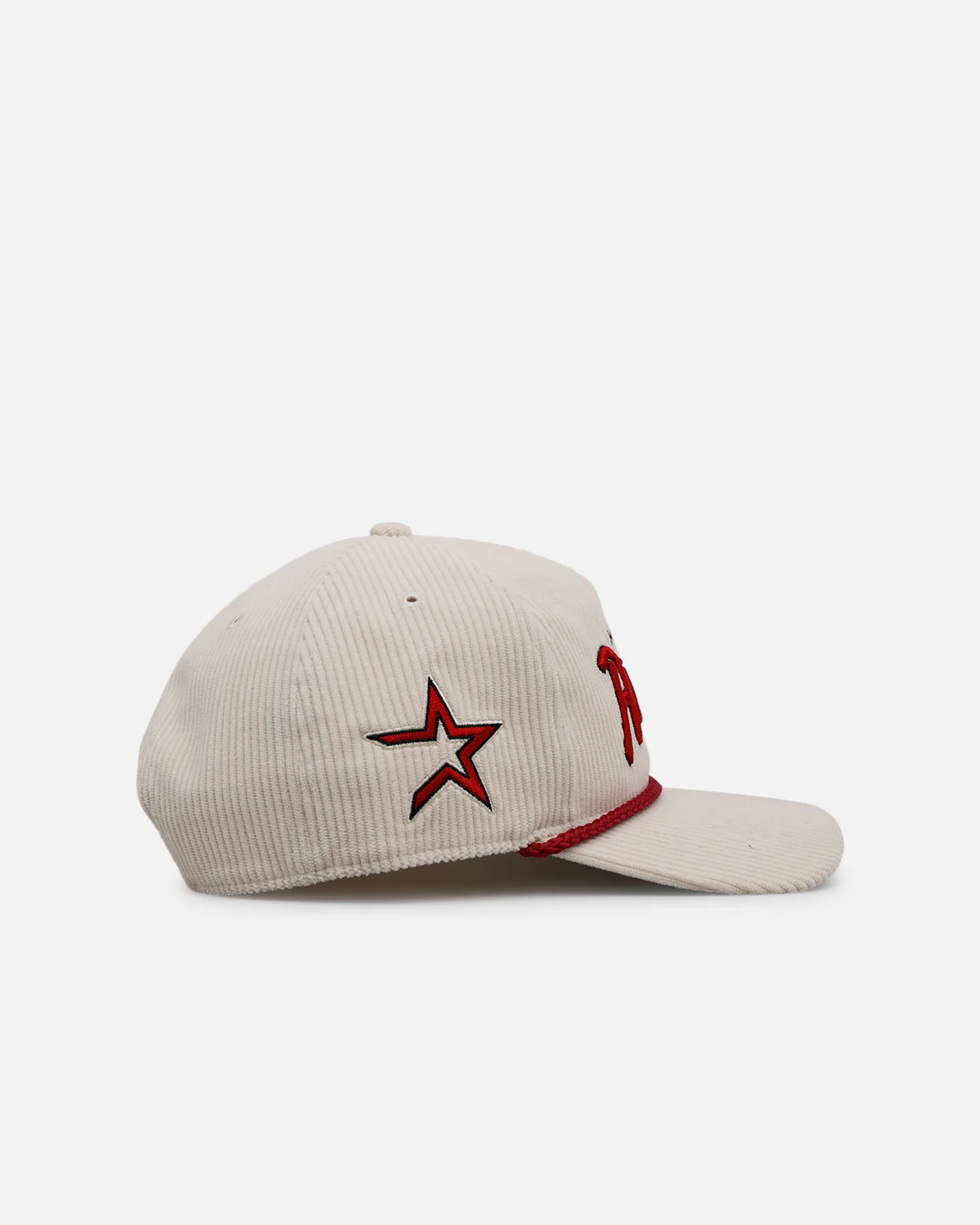 47 Brand Houston Astros 'Natural Script' Premium Hitch Corduroy Snapback Natural - Image 4