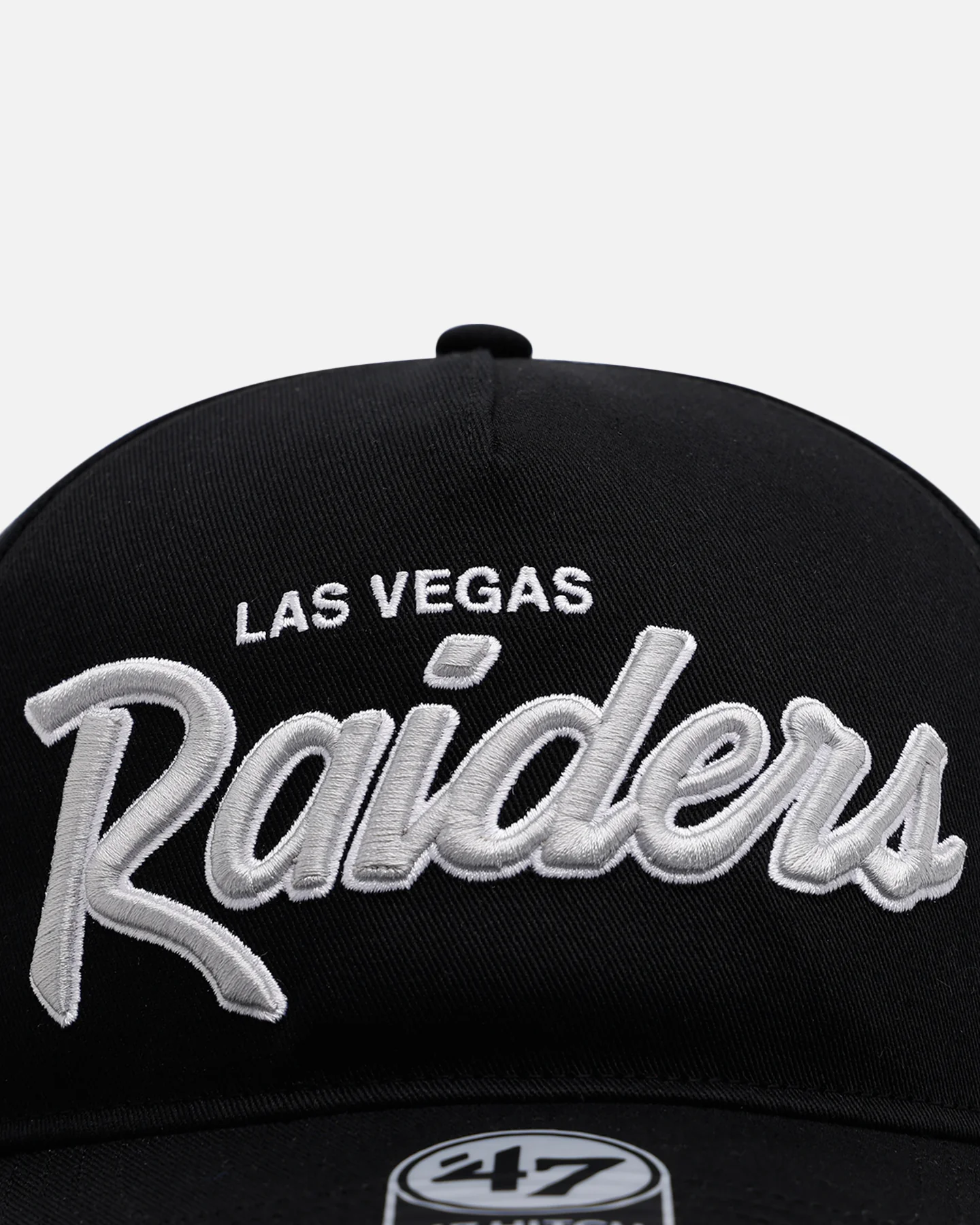 47 Brand Las Vegas Raiders 'Black Dome Script' 47 Hitch Snapback Black - Image 5