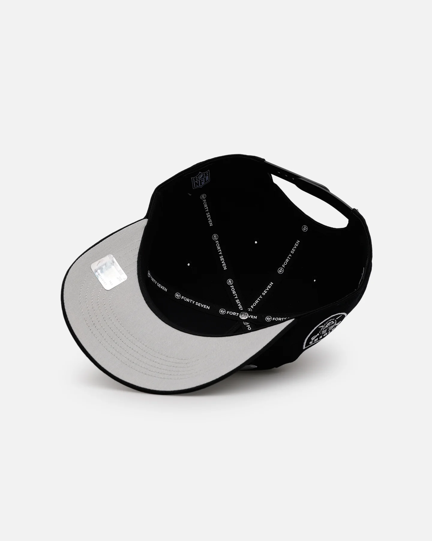 47 Brand Las Vegas Raiders 'Black Dome Script' 47 Hitch Snapback Black - Image 6
