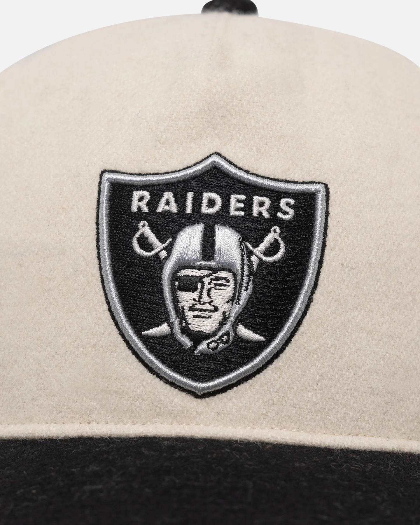 47 Brand Las Vegas Raiders Legacy Wooly Sure Shot Snapback Natural/Black - Image 5