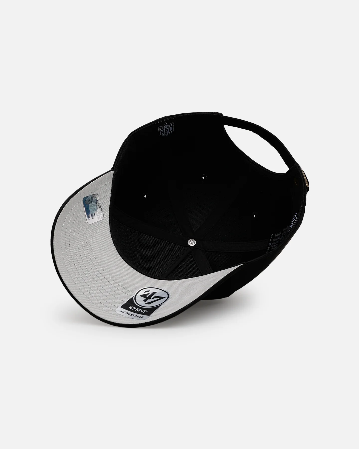 47 Brand Las Vegas Raiders 'Ultrasuede' 47 MVP Strapback Black/White - Image 7