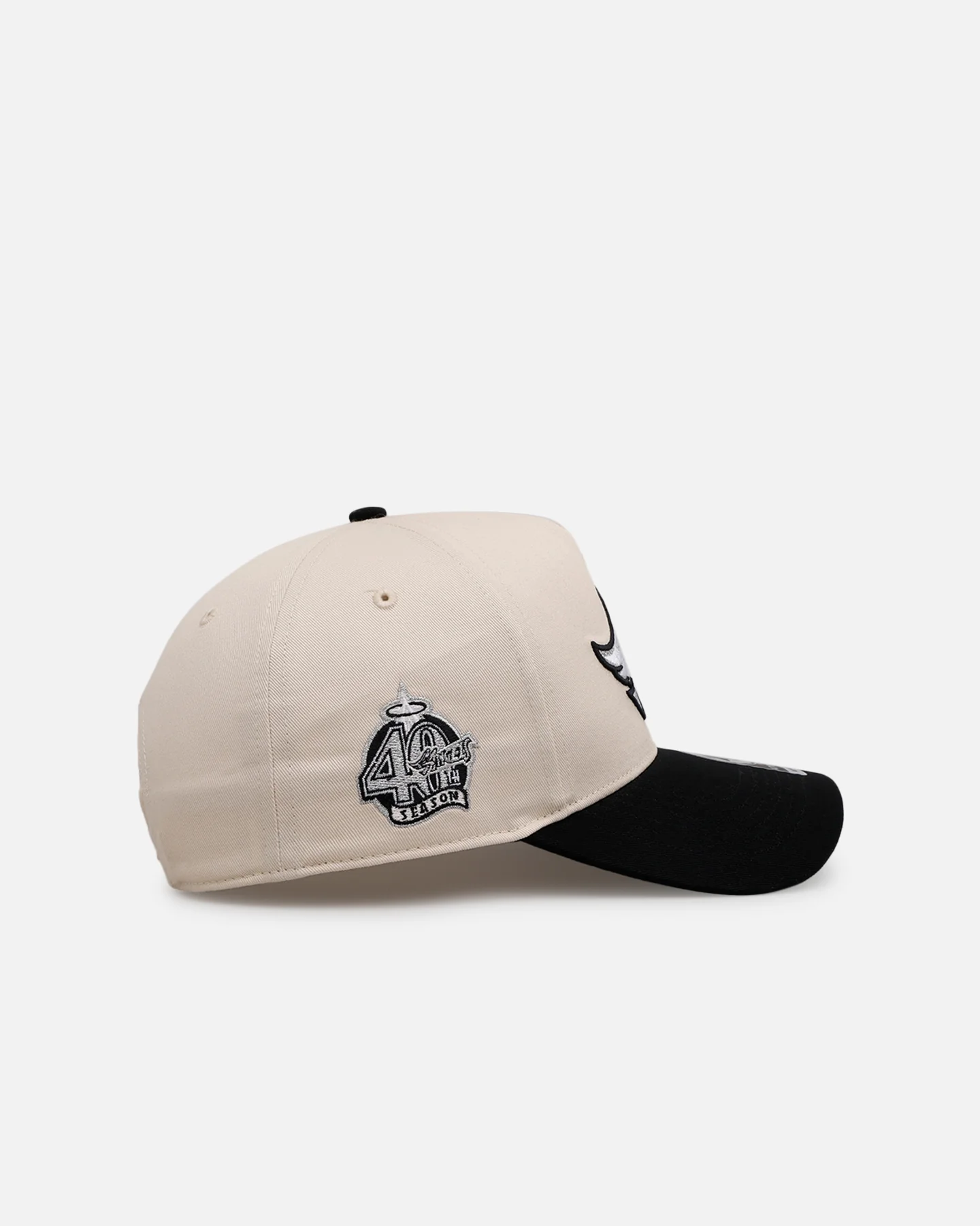 47 Brand Los Angeles Angels 'Herringbone' 47 Offside Snapback Natural/Black - Image 3