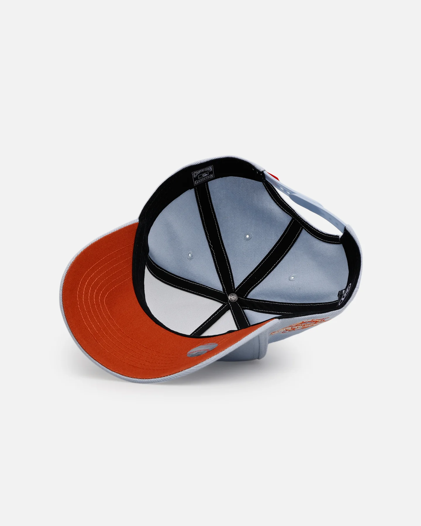 47 Brand Los Angeles Angels 'Overstitch' 47 Offside Snapback Light Blue - Image 6