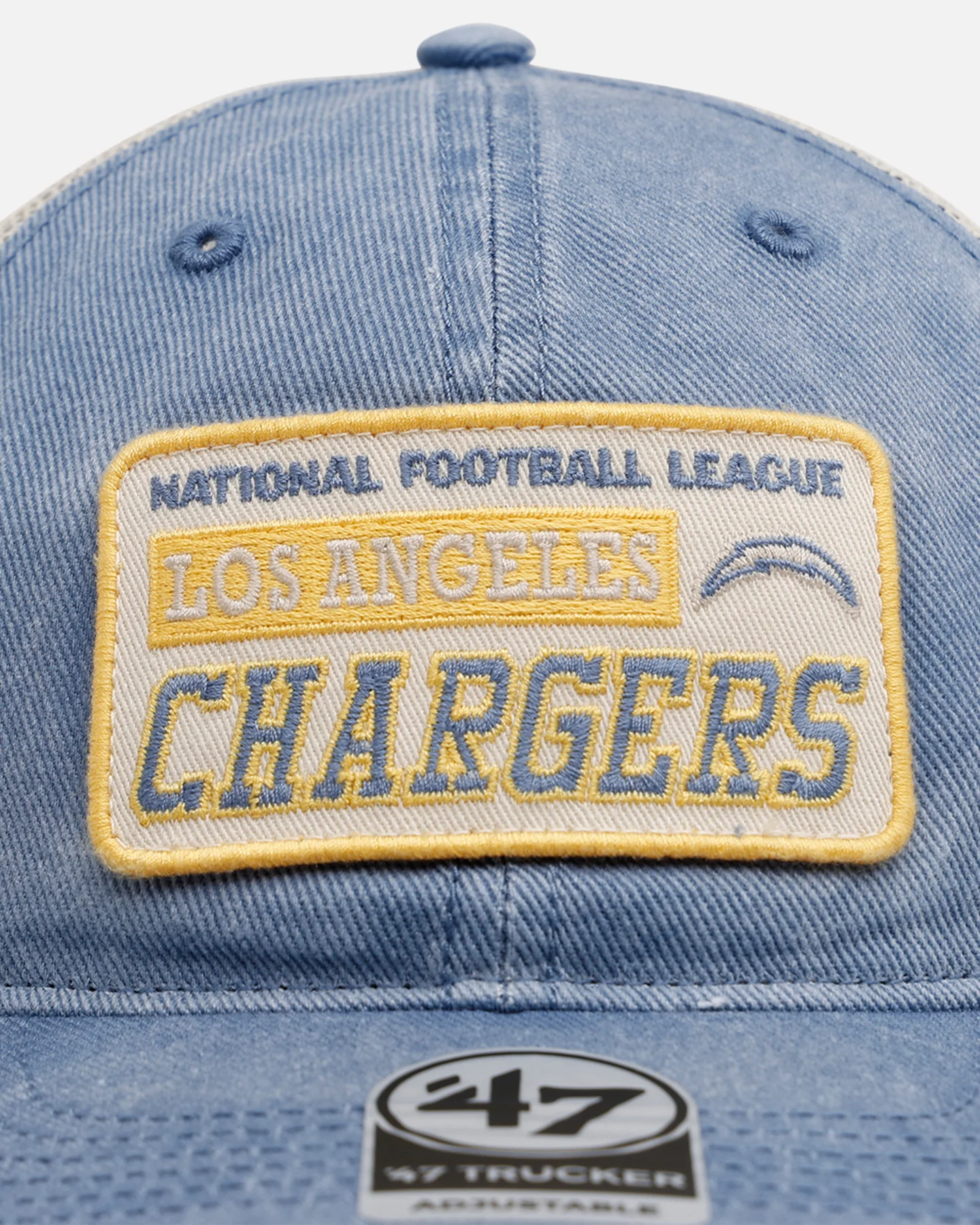 47 Brand Los Angeles Chargers 'Canteen' '47 Trucker Snapback Blue - Image 5