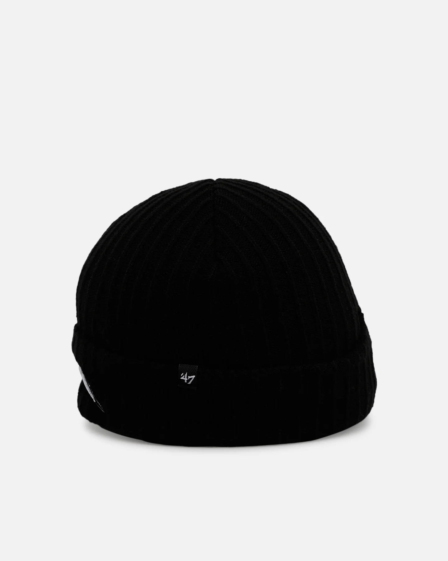 47 Brand Los Angeles Chargers Harbor Cuff Knit Beanie Black - Image 4